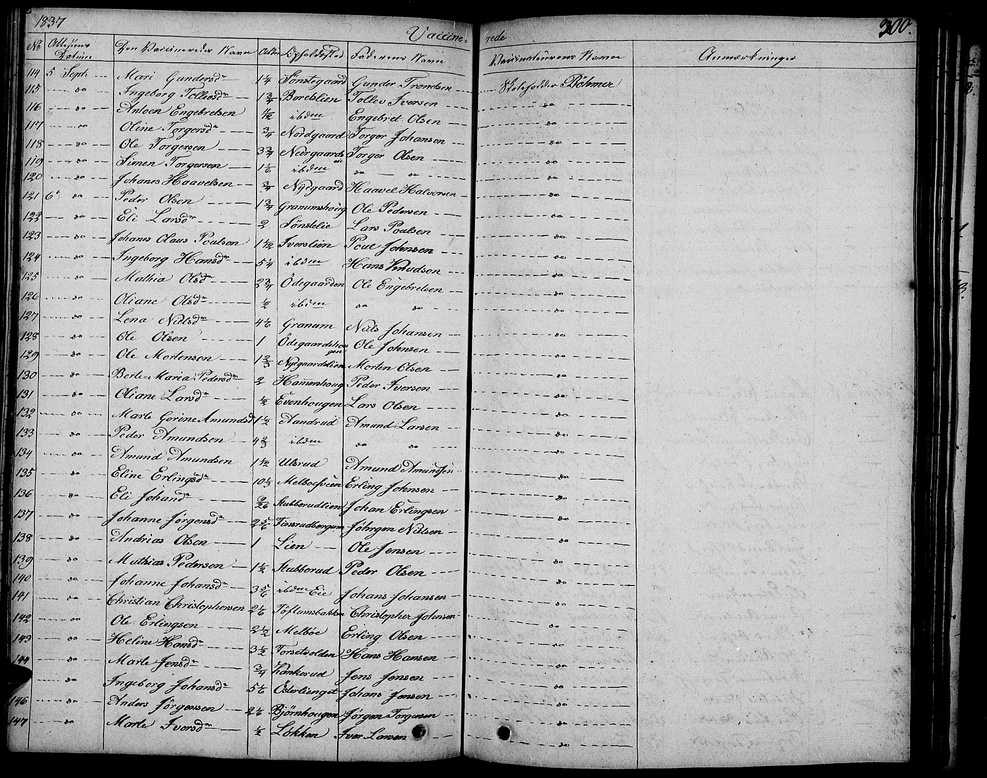 Gausdal prestekontor, SAH/PREST-090/H/Ha/Haa/L0006: Parish register (official) no. 6, 1830-1839, p. 300