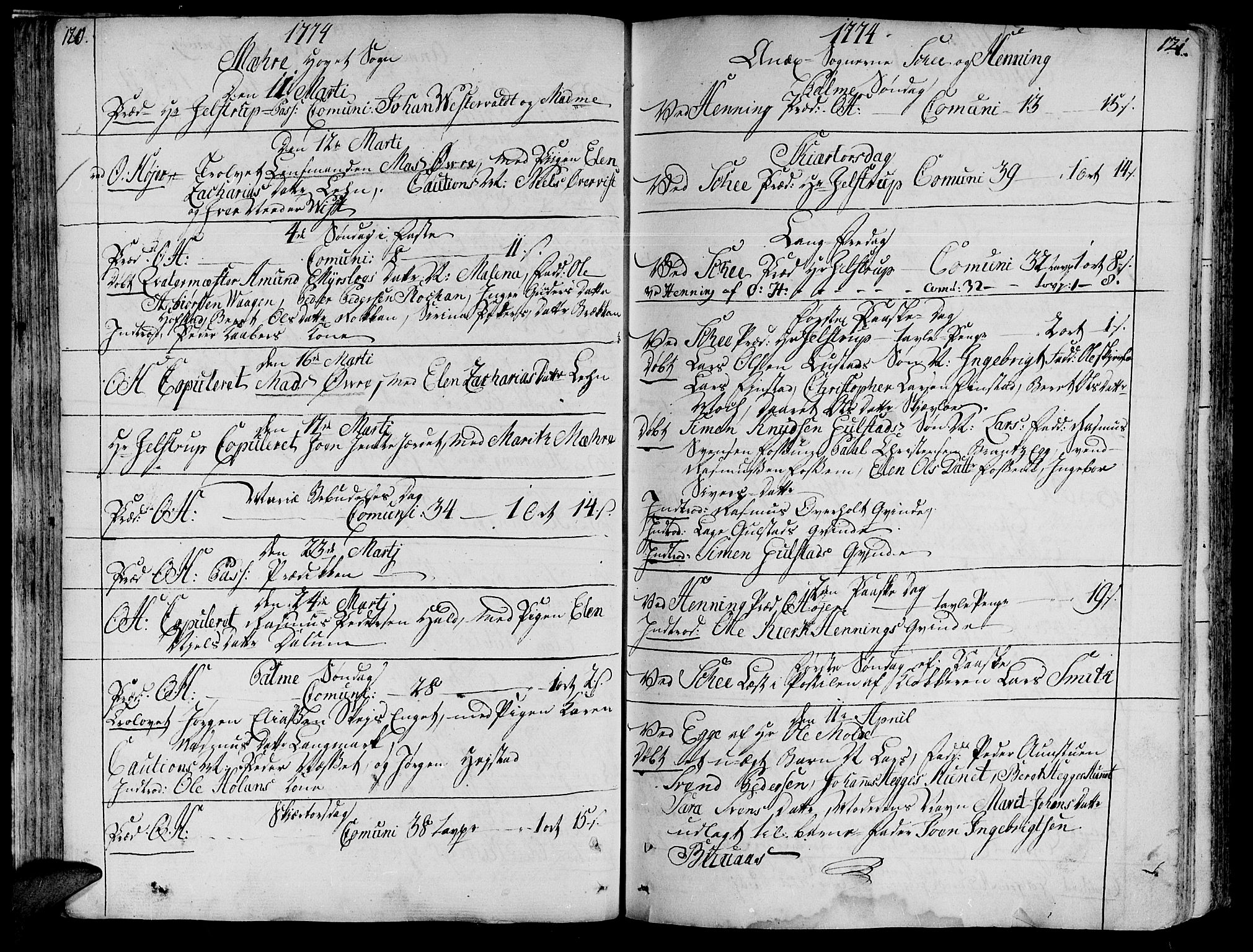 Ministerialprotokoller, klokkerbøker og fødselsregistre - Nord-Trøndelag, AV/SAT-A-1458/735/L0331: Parish register (official) no. 735A02, 1762-1794, p. 120-121