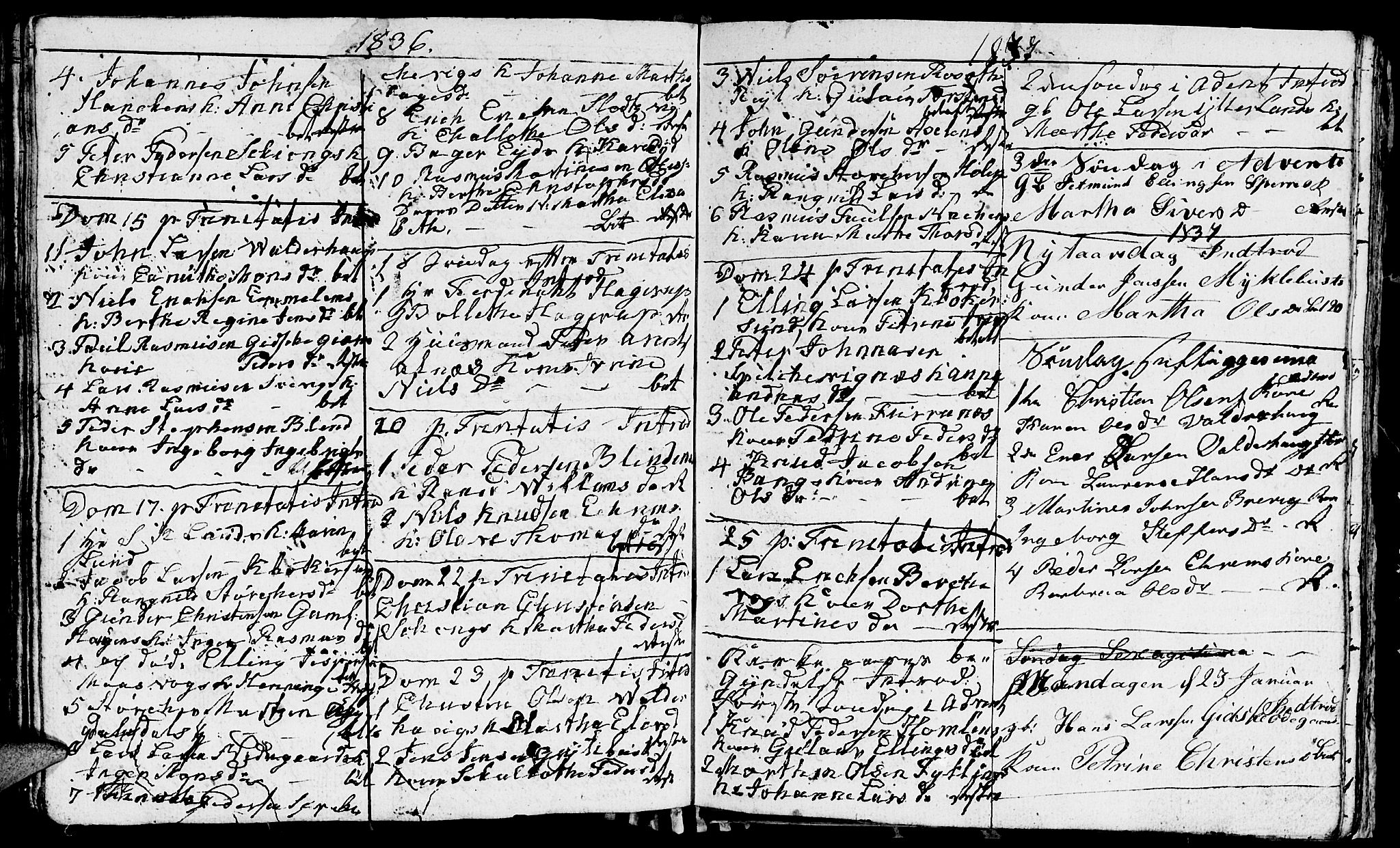 Ministerialprotokoller, klokkerbøker og fødselsregistre - Møre og Romsdal, AV/SAT-A-1454/528/L0424: Parish register (copy) no. 528C05, 1826-1847, p. 87