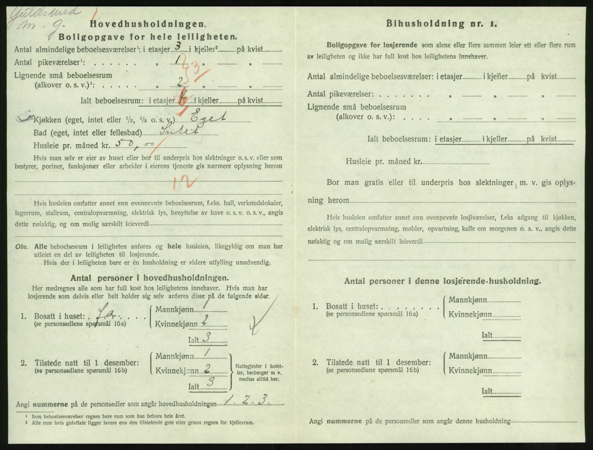 SAT, 1920 census for Molde, 1920, p. 1030