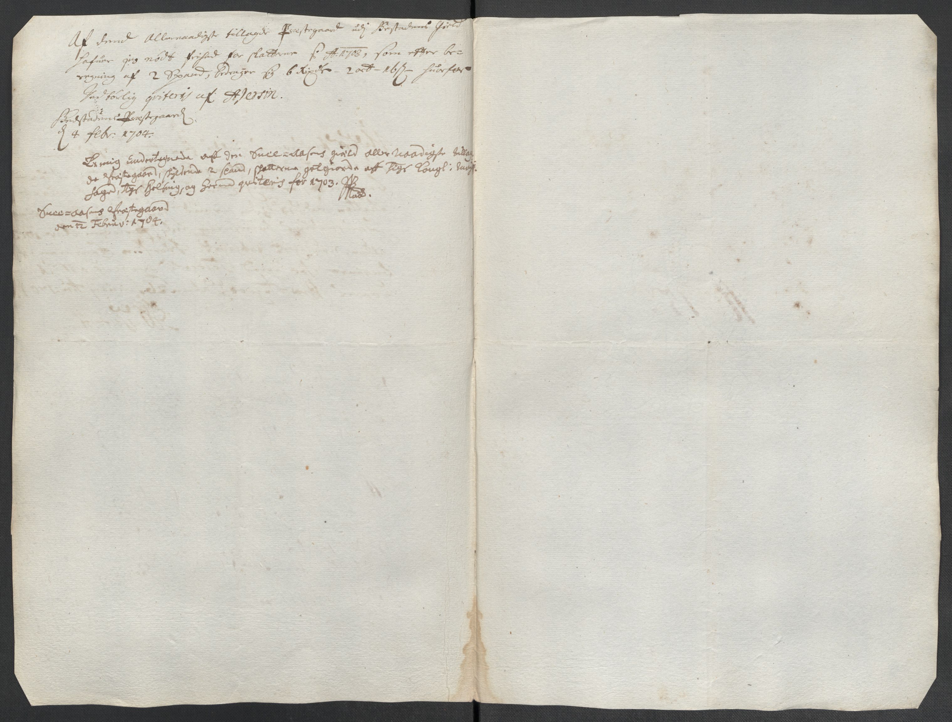 Rentekammeret inntil 1814, Reviderte regnskaper, Fogderegnskap, RA/EA-4092/R63/L4313: Fogderegnskap Inderøy, 1703-1704, p. 233