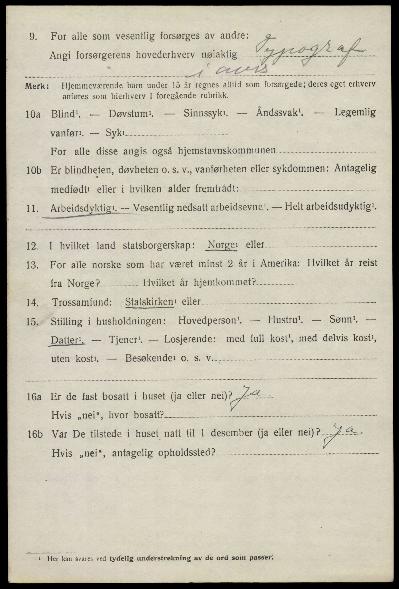 SAO, 1920 census for Askim, 1920, p. 11020