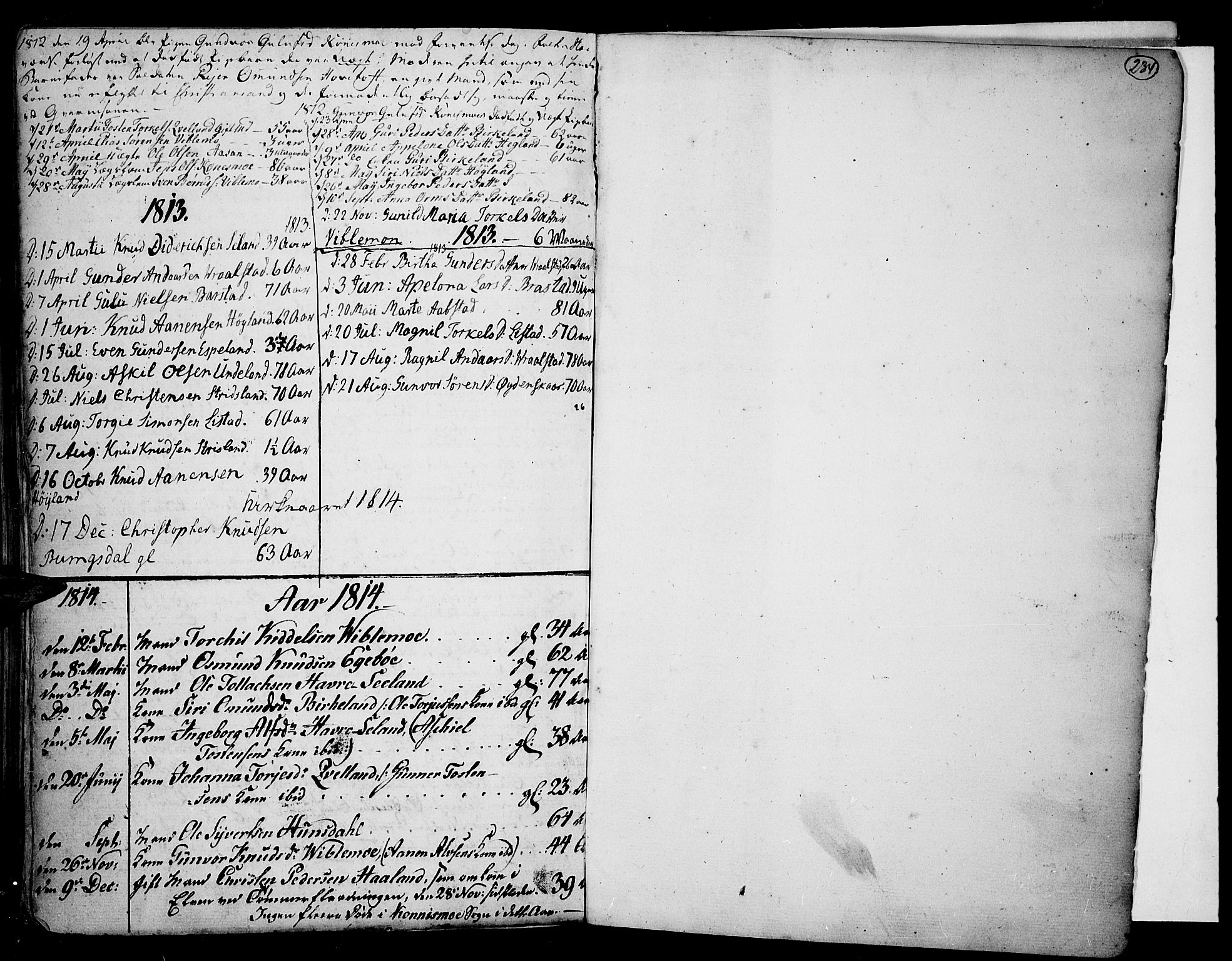 Sør-Audnedal sokneprestkontor, SAK/1111-0039/F/Fa/Fab/L0002: Parish register (official) no. A 2 /4, 1768-1814, p. 234