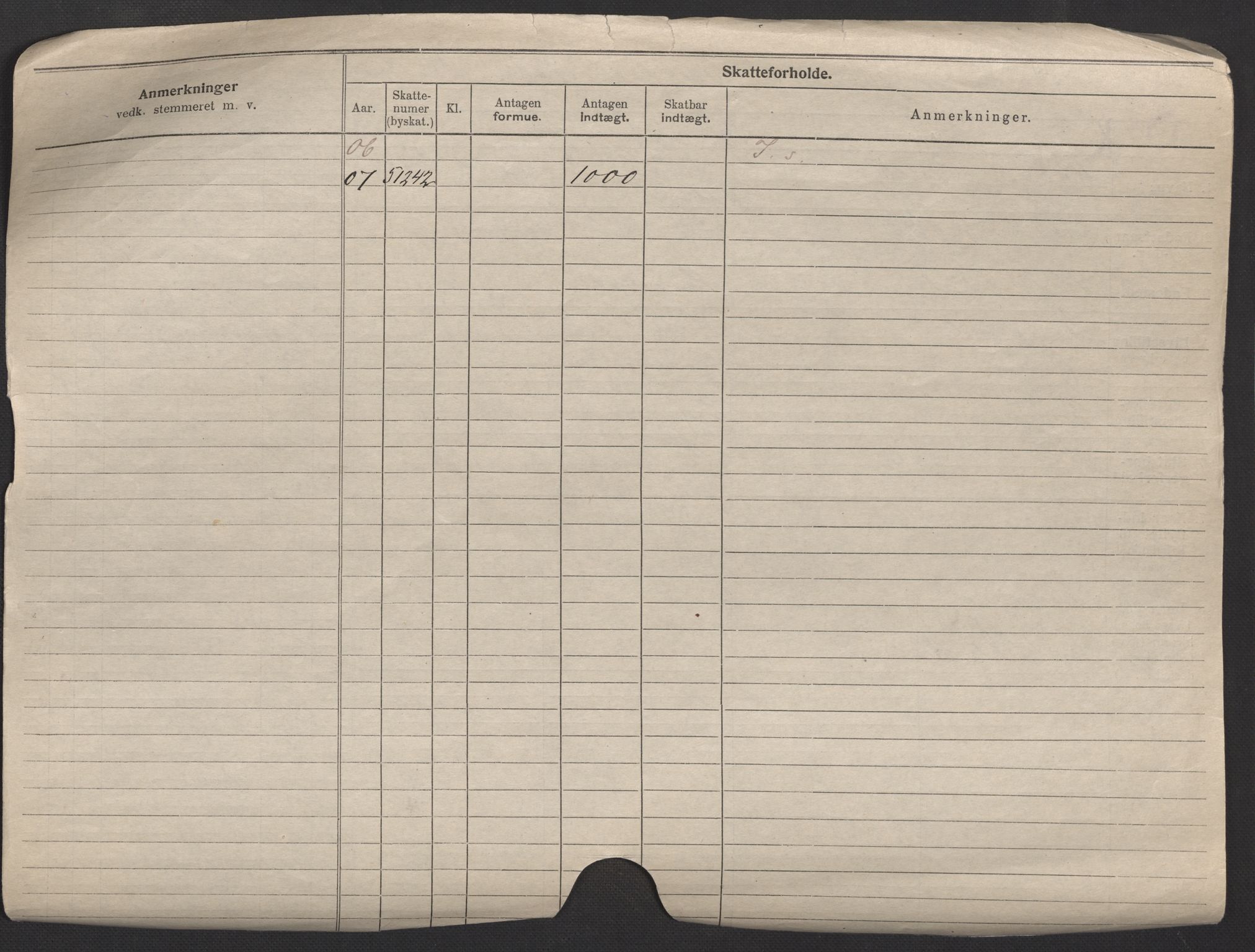 Oslo folkeregister, Registerkort, AV/SAO-A-11715/F/Fa/Fac/L0006: Menn, 1906-1914, p. 4b