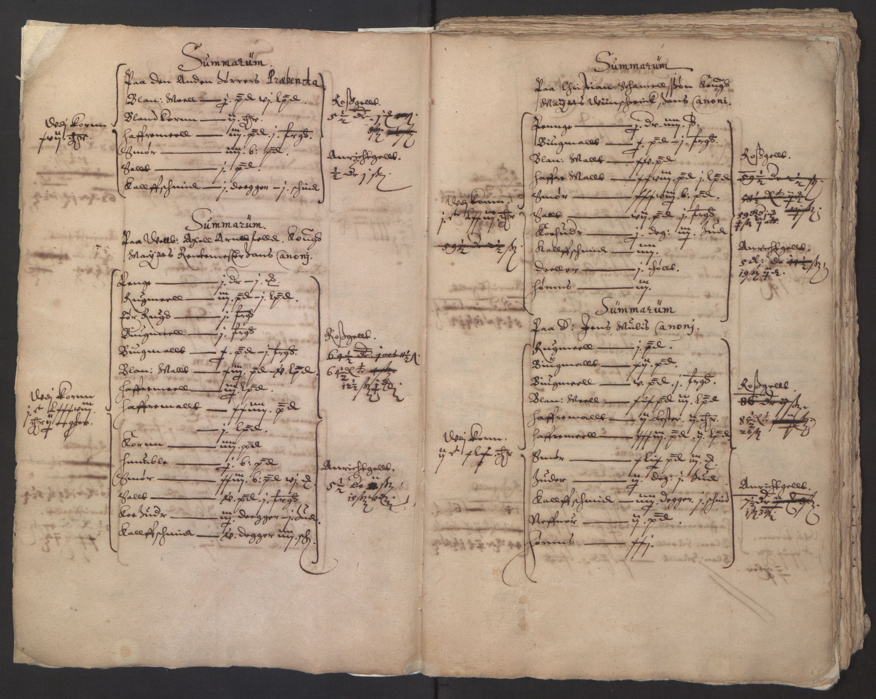 Stattholderembetet 1572-1771, AV/RA-EA-2870/Ek/L0014/0001: Jordebøker til utlikning av rosstjeneste 1624-1626: / Kirke- og prestebolsinntekter i Oslo og Hamar bispedømme, 1625-1626, p. 7