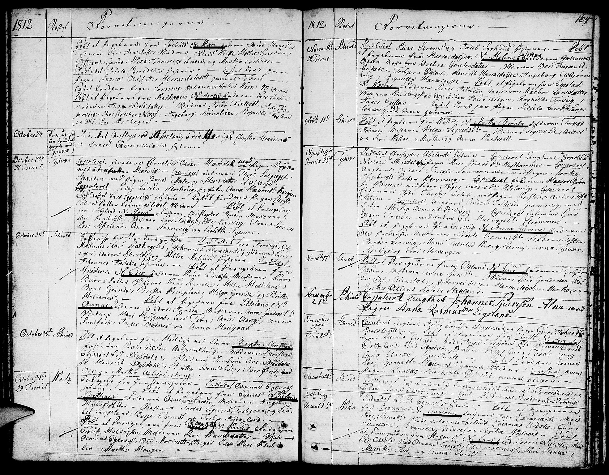 Skjold sokneprestkontor, AV/SAST-A-101847/H/Ha/Haa/L0002: Parish register (official) no. A 2, 1786-1815, p. 164