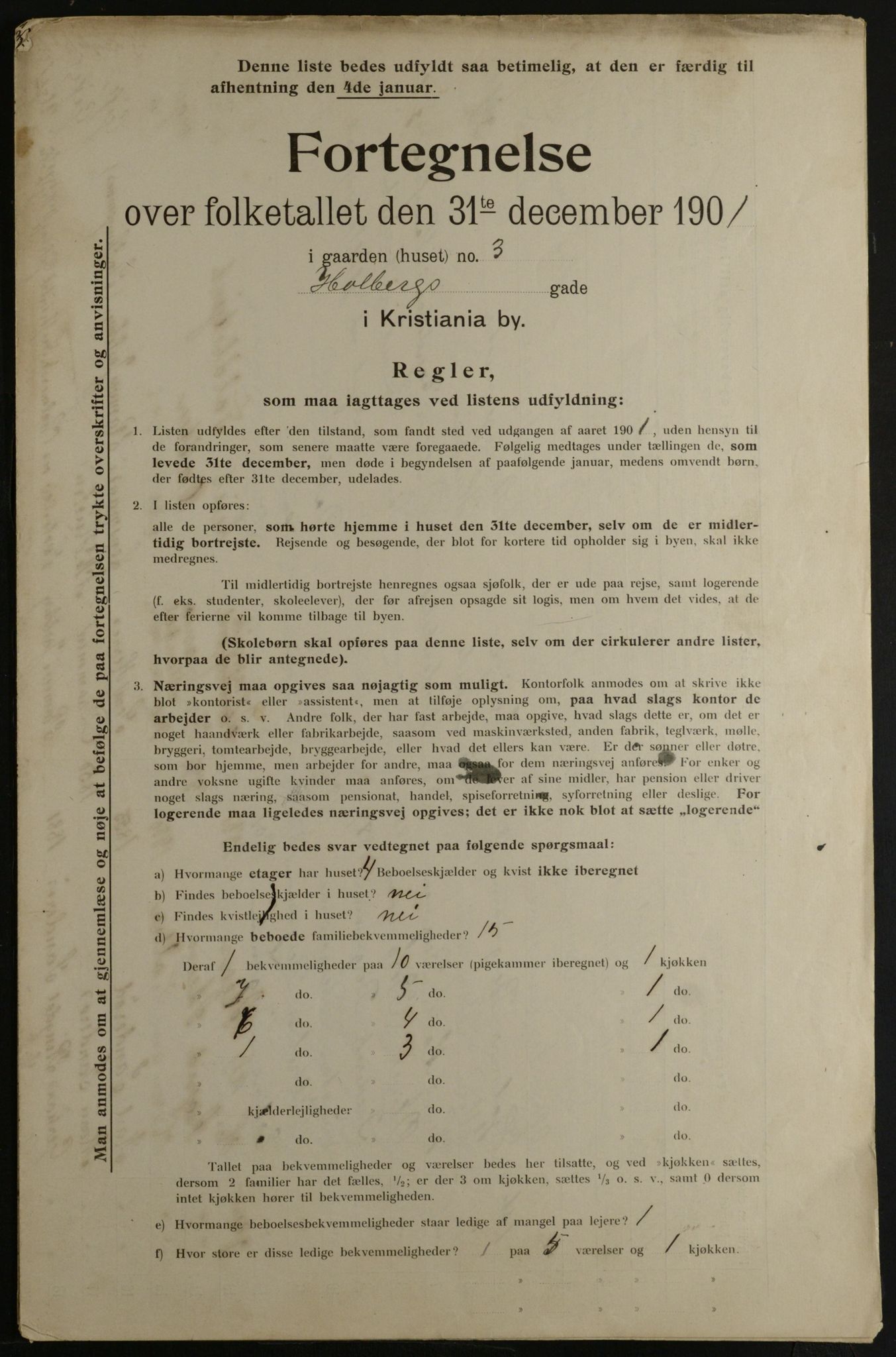 OBA, Municipal Census 1901 for Kristiania, 1901, p. 6350