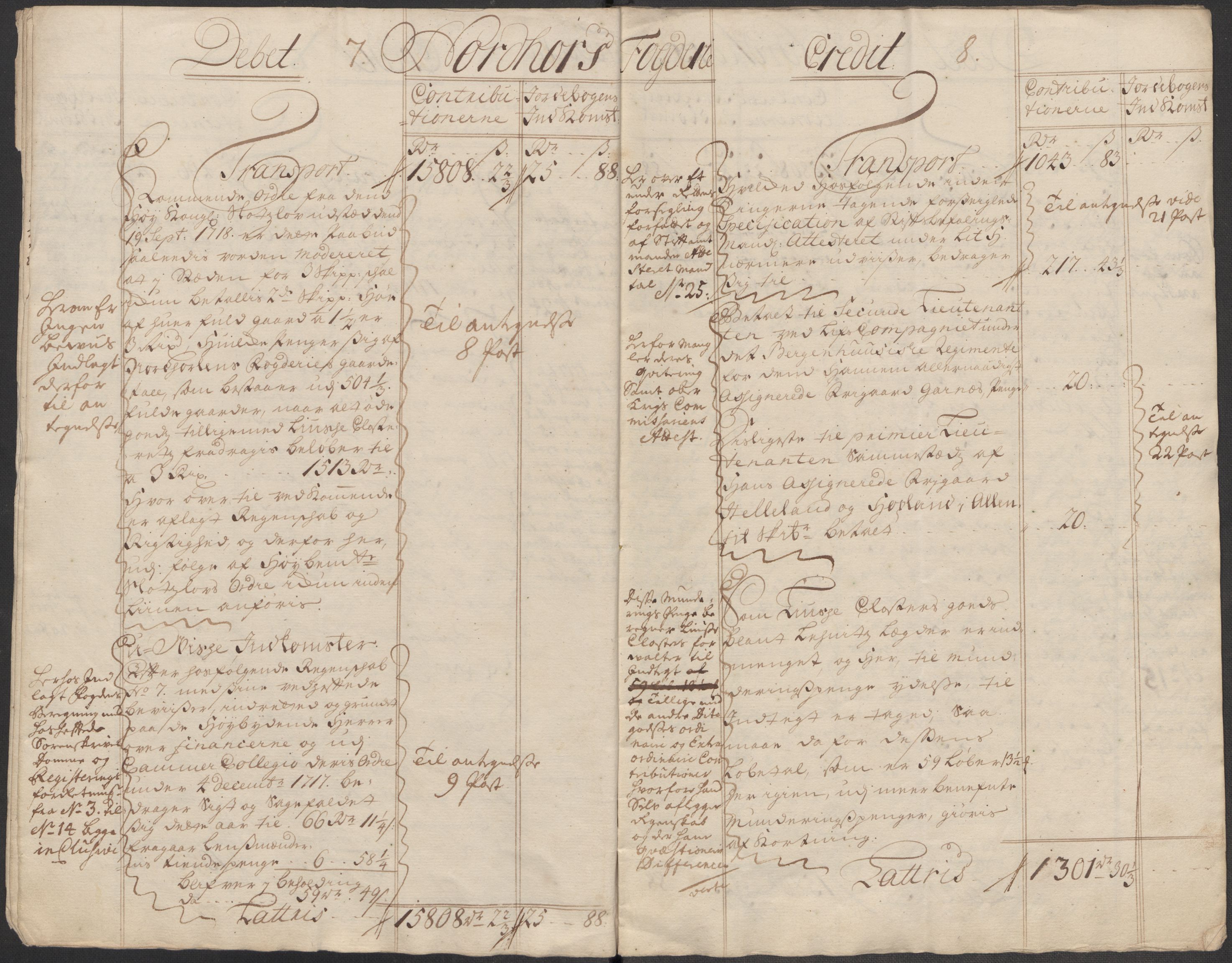 Rentekammeret inntil 1814, Reviderte regnskaper, Fogderegnskap, AV/RA-EA-4092/R51/L3202: Fogderegnskap Nordhordland og Voss, 1718, p. 12