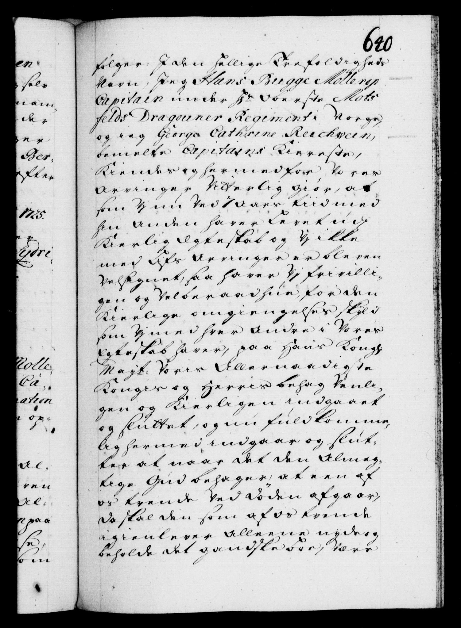 Danske Kanselli 1572-1799, AV/RA-EA-3023/F/Fc/Fca/Fcaa/L0024: Norske registre, 1723-1725, p. 640a