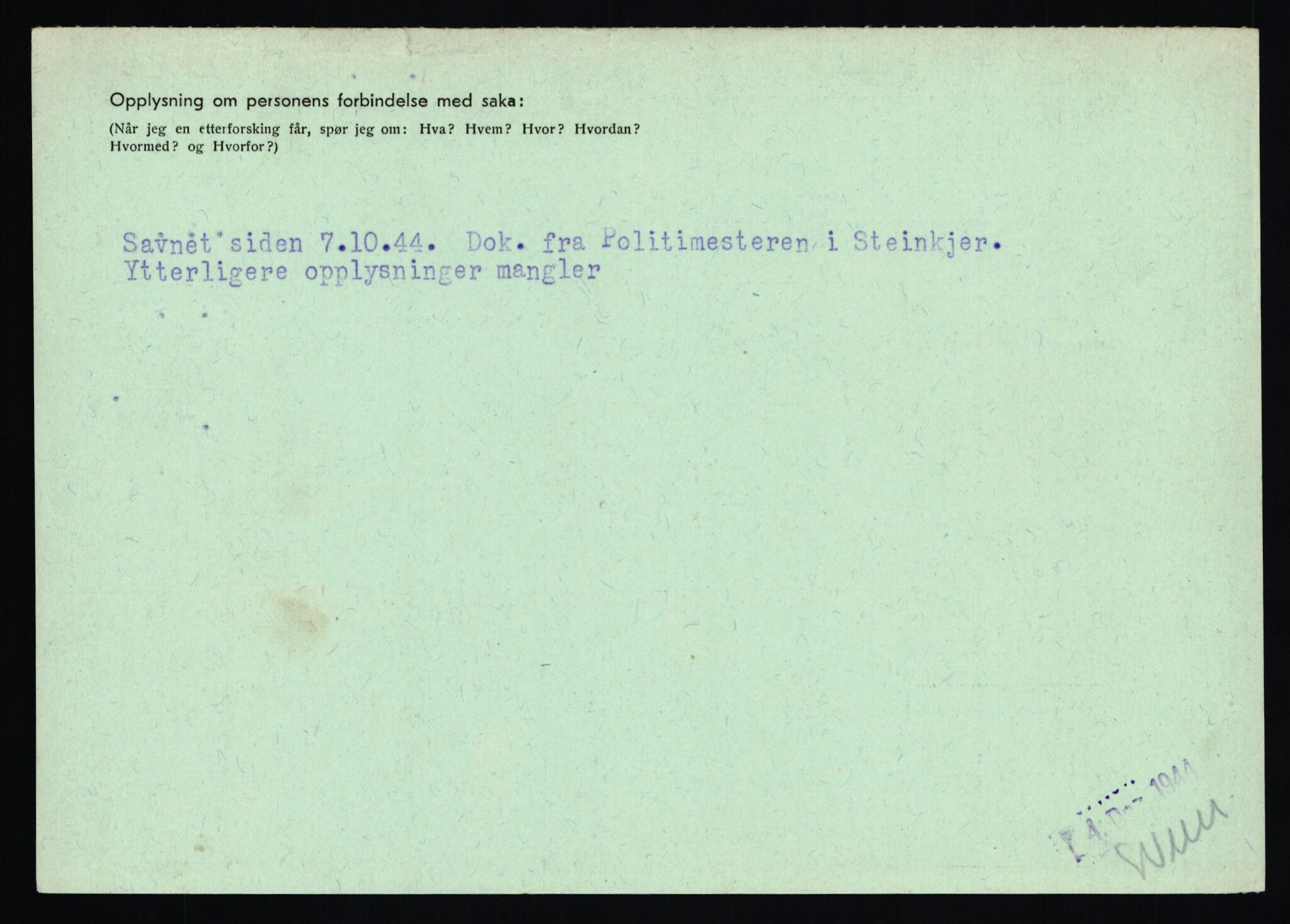 Statspolitiet - Hovedkontoret / Osloavdelingen, AV/RA-S-1329/C/Ca/L0002: Arneberg - Brand, 1943-1945, p. 5