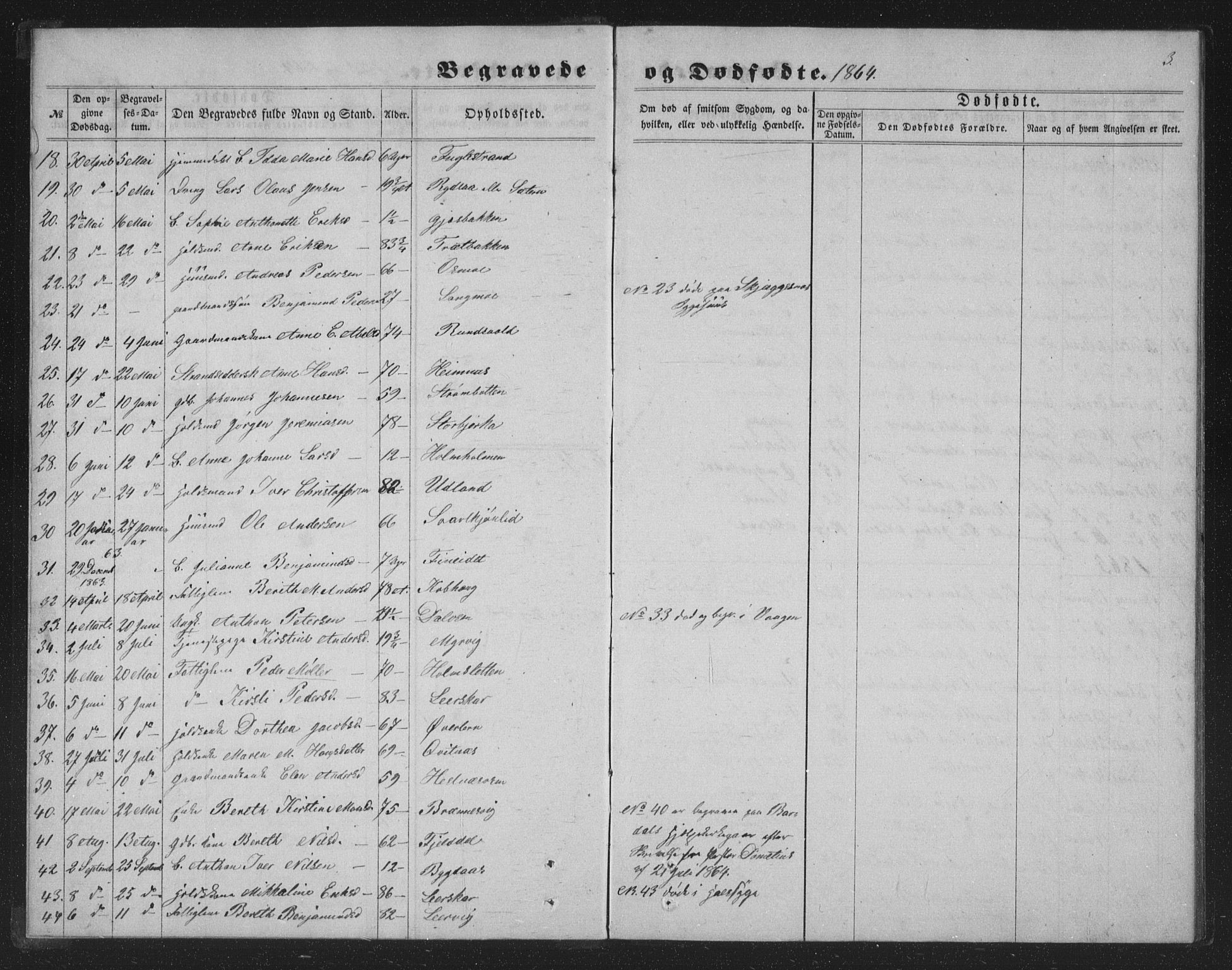 Ministerialprotokoller, klokkerbøker og fødselsregistre - Nordland, AV/SAT-A-1459/825/L0368: Parish register (copy) no. 825C05, 1863-1887, p. 3