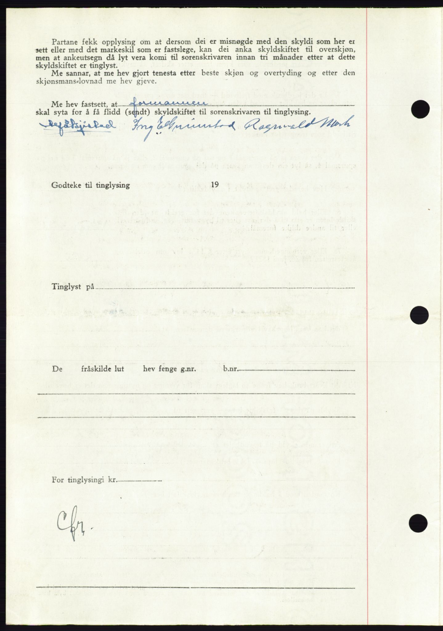 Søre Sunnmøre sorenskriveri, AV/SAT-A-4122/1/2/2C/L0083: Mortgage book no. 9A, 1948-1949, Diary no: : 1733/1948