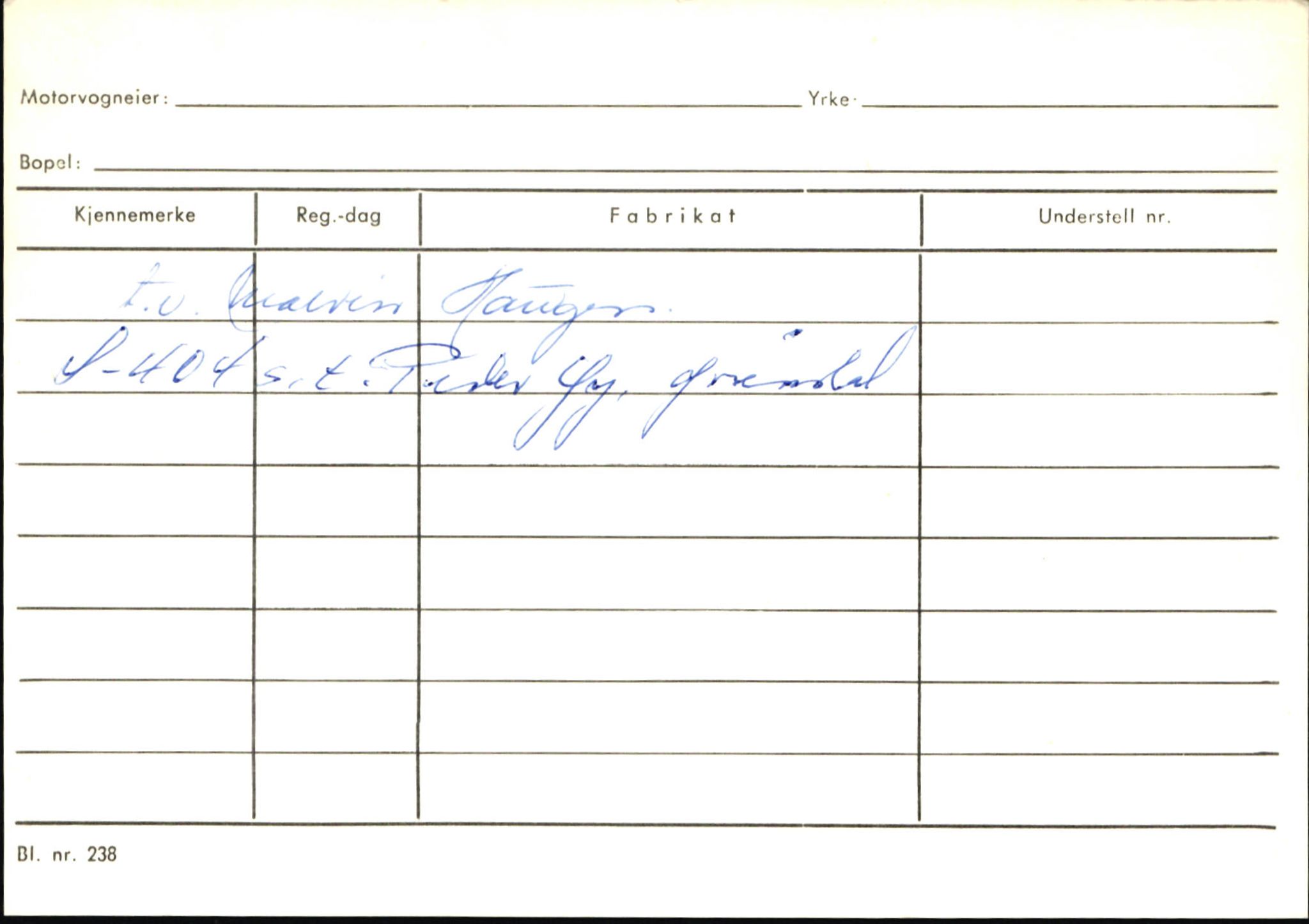 Statens vegvesen, Sogn og Fjordane vegkontor, AV/SAB-A-5301/4/F/L0146: Registerkort Årdal R-Å samt diverse kort, 1945-1975, p. 459