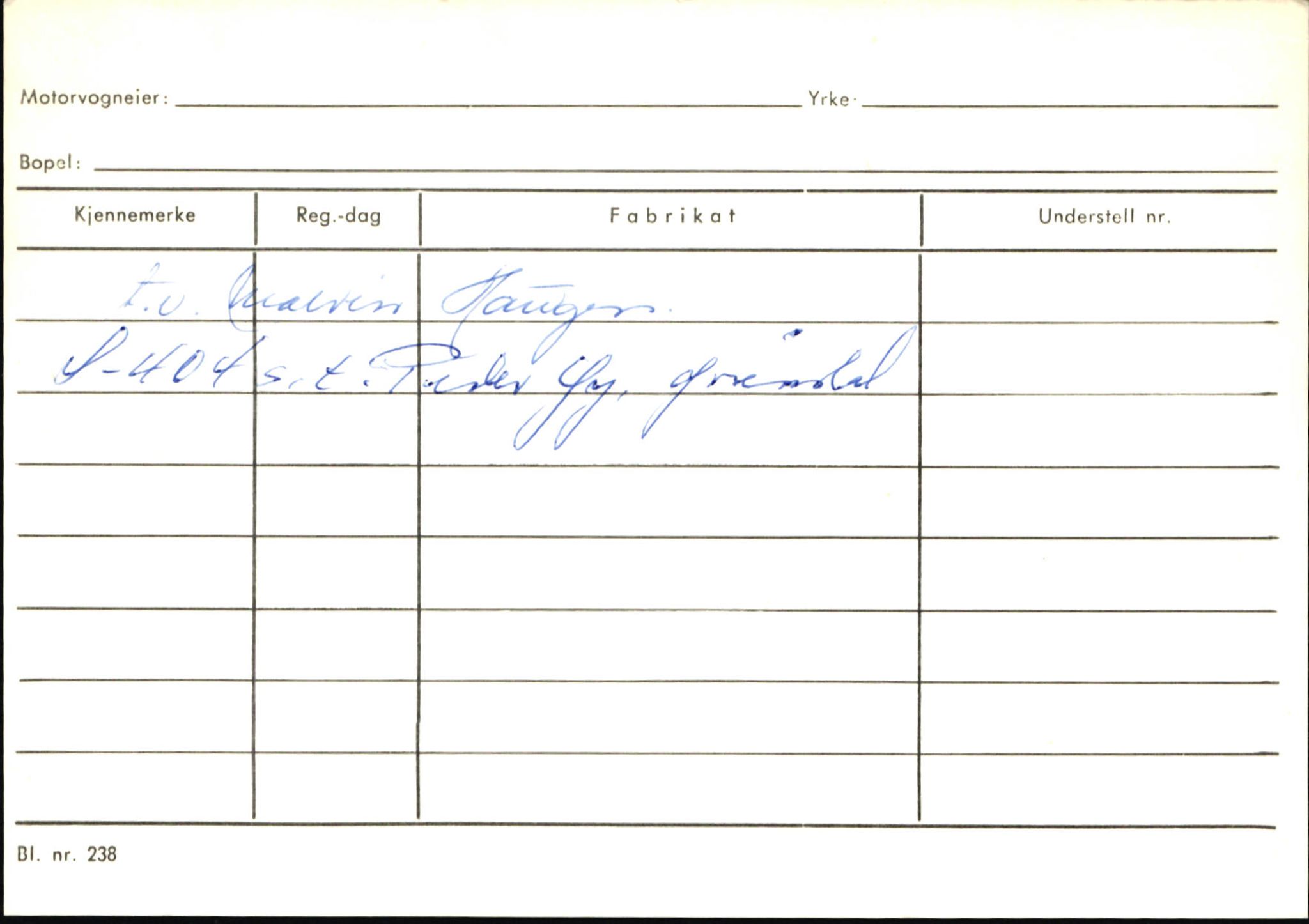 Statens vegvesen, Sogn og Fjordane vegkontor, SAB/A-5301/4/F/L0146: Registerkort Årdal R-Å samt diverse kort, 1945-1975, p. 459