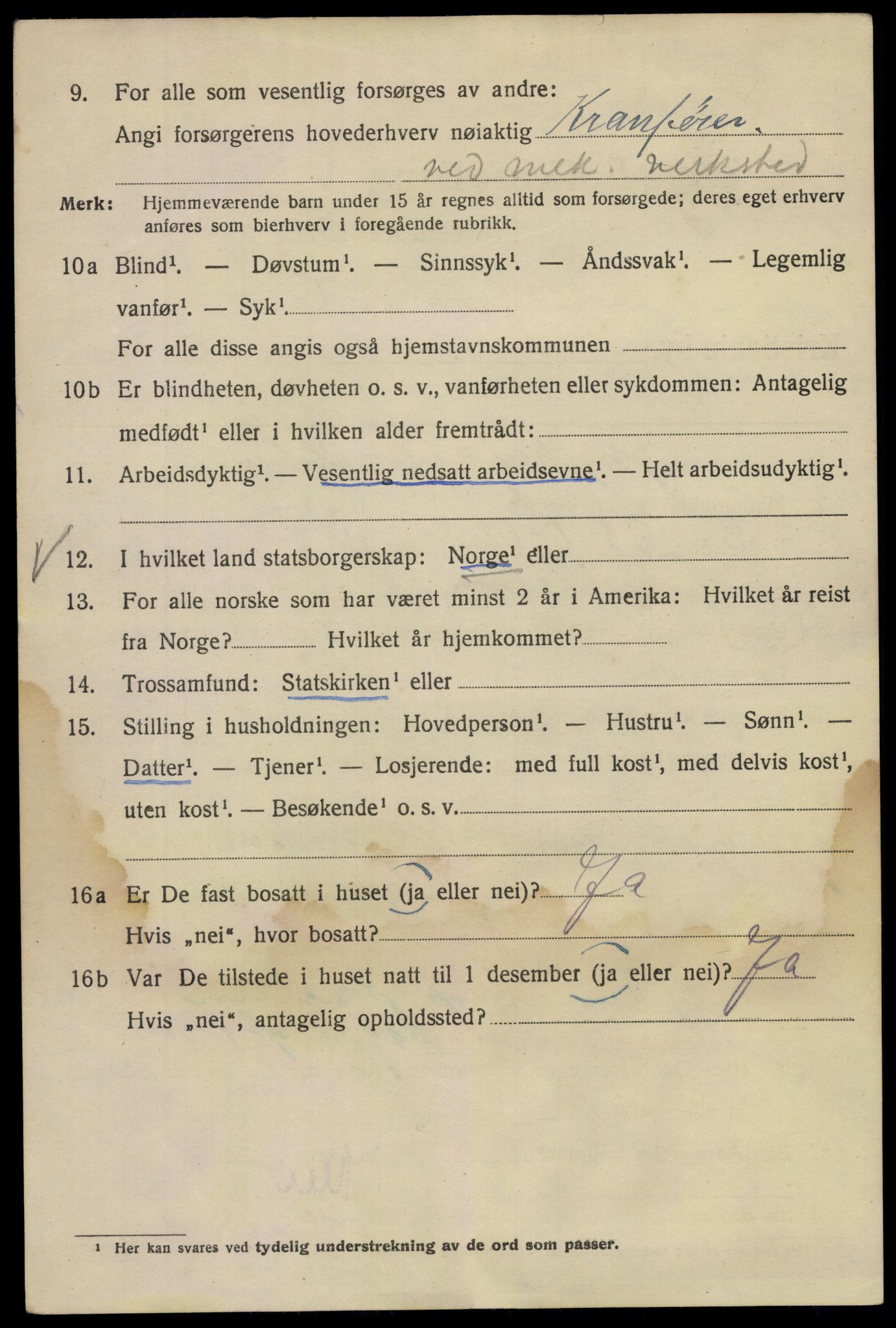 SAO, 1920 census for Kristiania, 1920, p. 223818