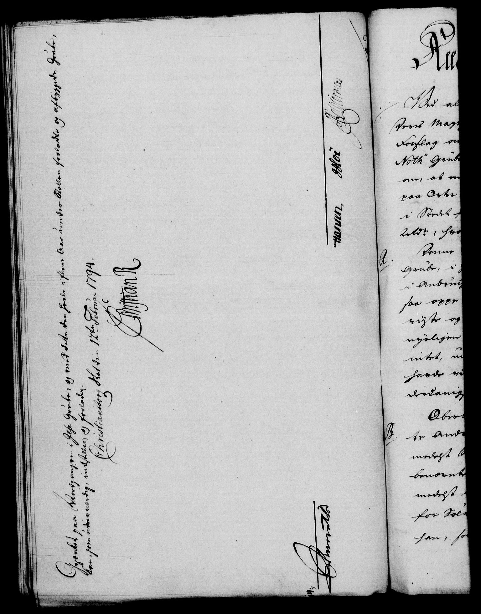 Rentekammeret, Renteskriverkontorene, AV/RA-EA-3115/M/Mf/Mfb/L0002: Relasjons- og resolusjonsprotokoll med register (merket RK 54.8), 1793-1795