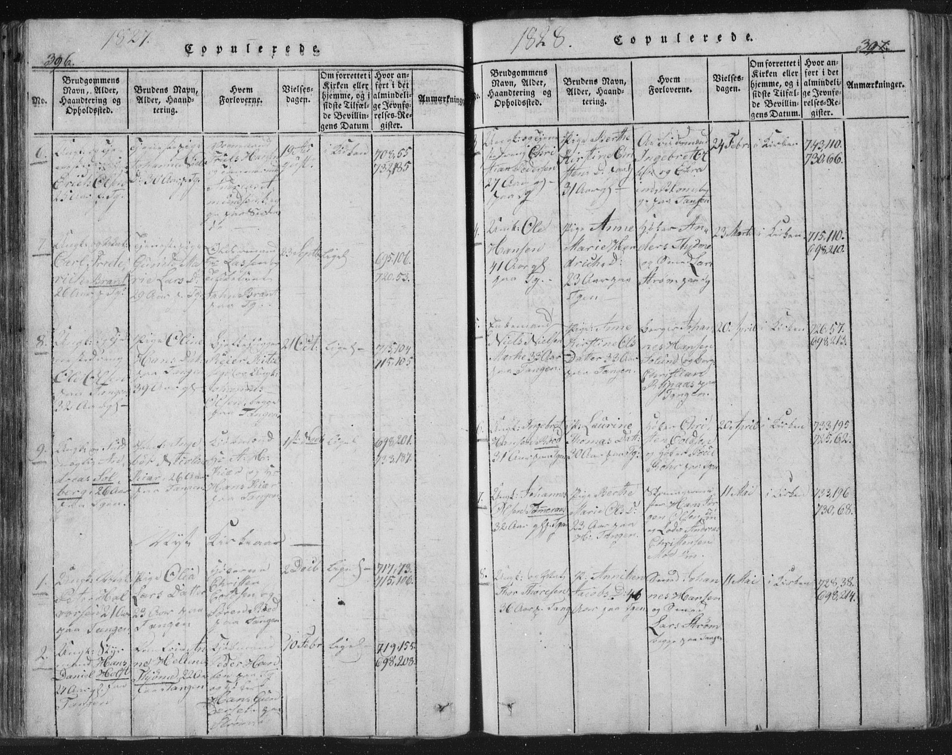 Strømsø kirkebøker, AV/SAKO-A-246/F/Fb/L0004: Parish register (official) no. II 4, 1814-1843, p. 396-397