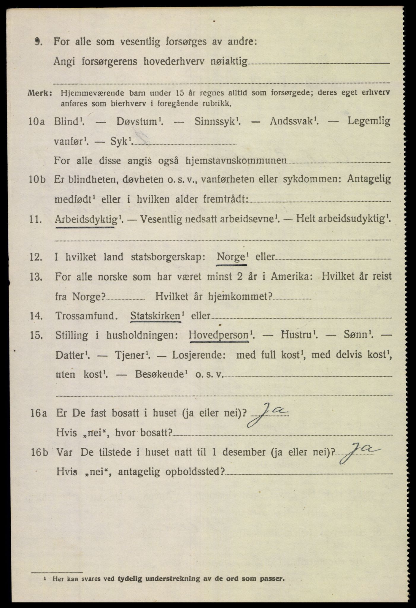 SAH, 1920 census for Nord-Aurdal, 1920, p. 5959