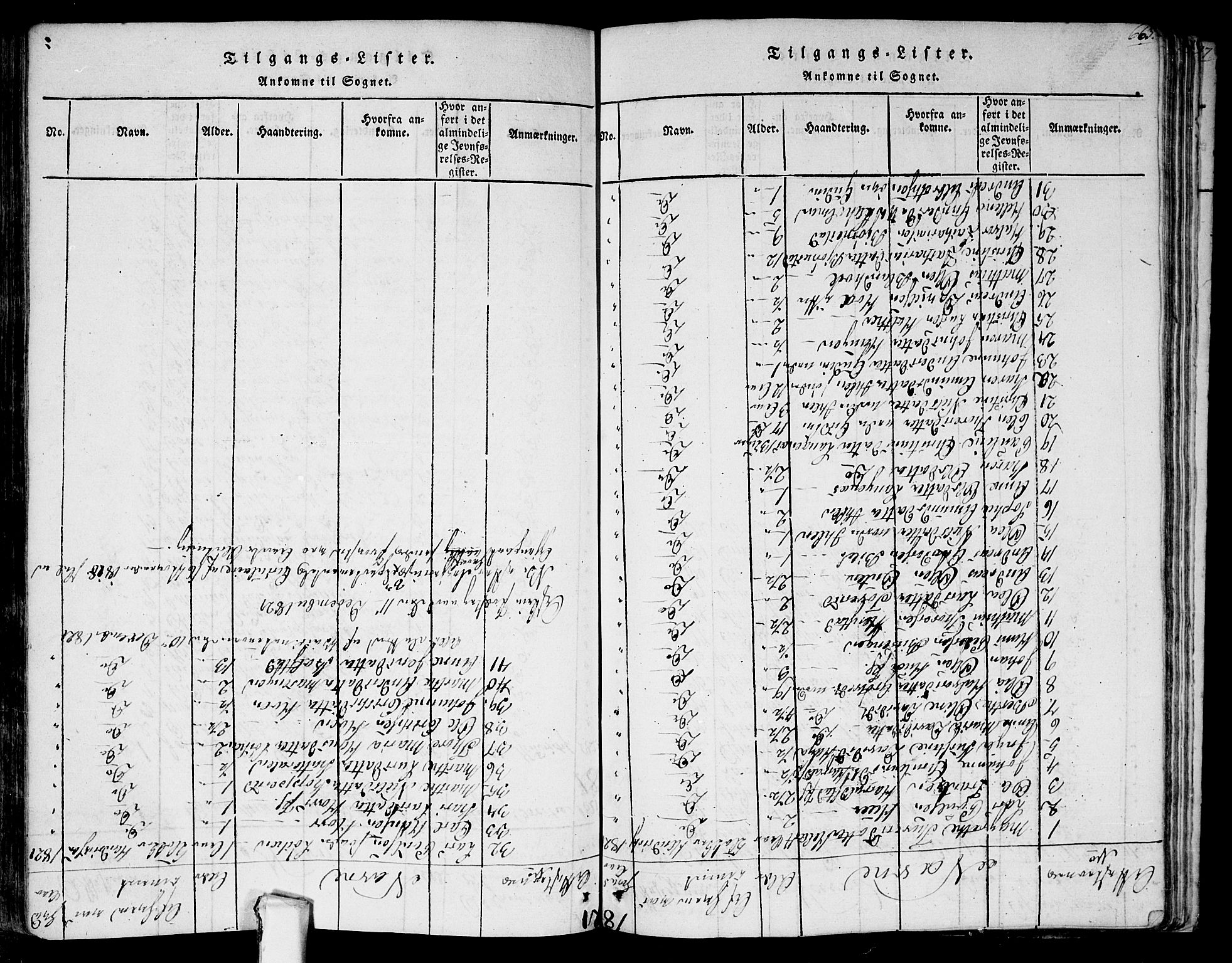 Askim prestekontor Kirkebøker, SAO/A-10900/F/Fa/L0004: Parish register (official) no. 4, 1817-1846, p. 662-663