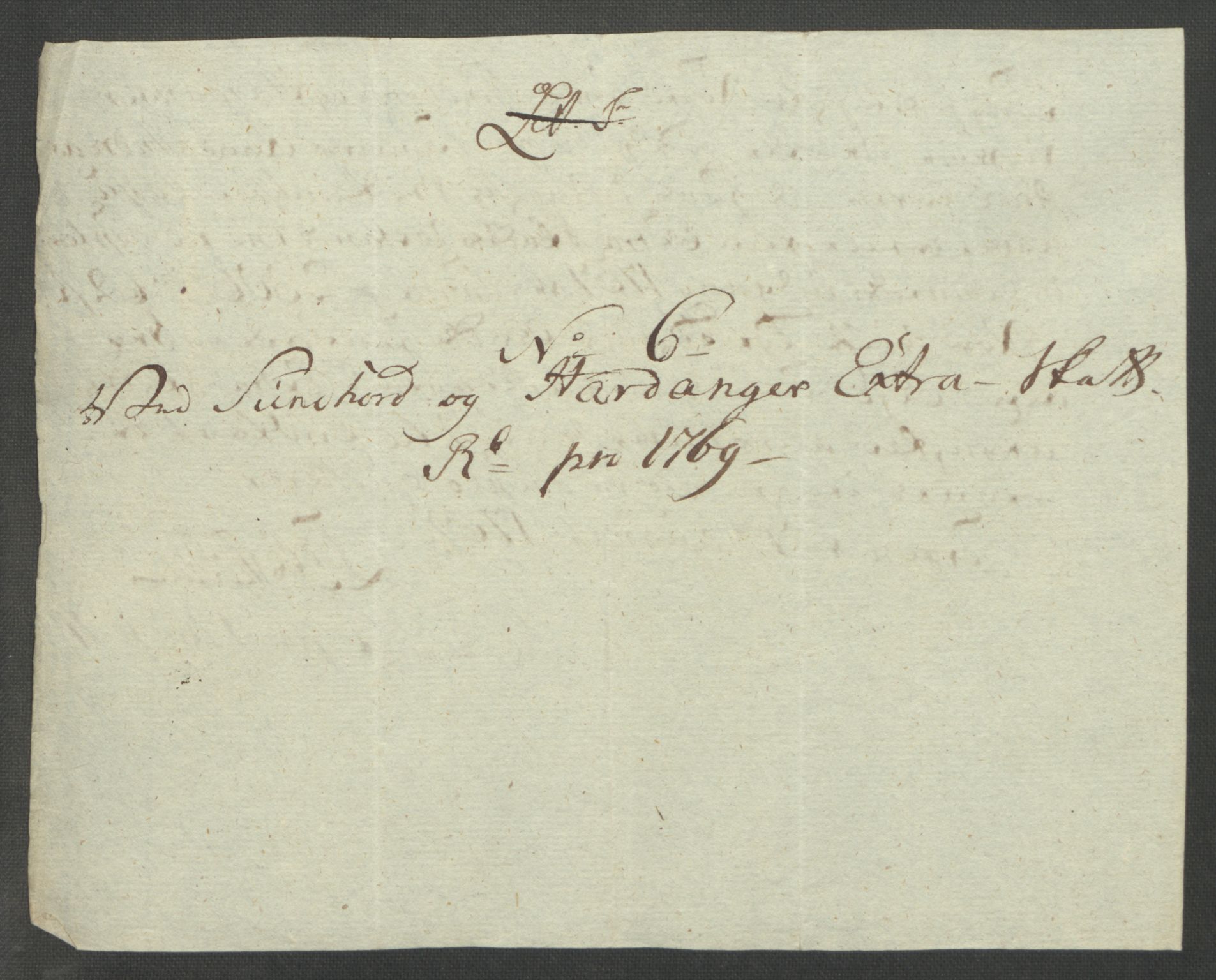 Rentekammeret inntil 1814, Reviderte regnskaper, Fogderegnskap, AV/RA-EA-4092/R48/L3136: Ekstraskatten Sunnhordland og Hardanger, 1762-1772, p. 201