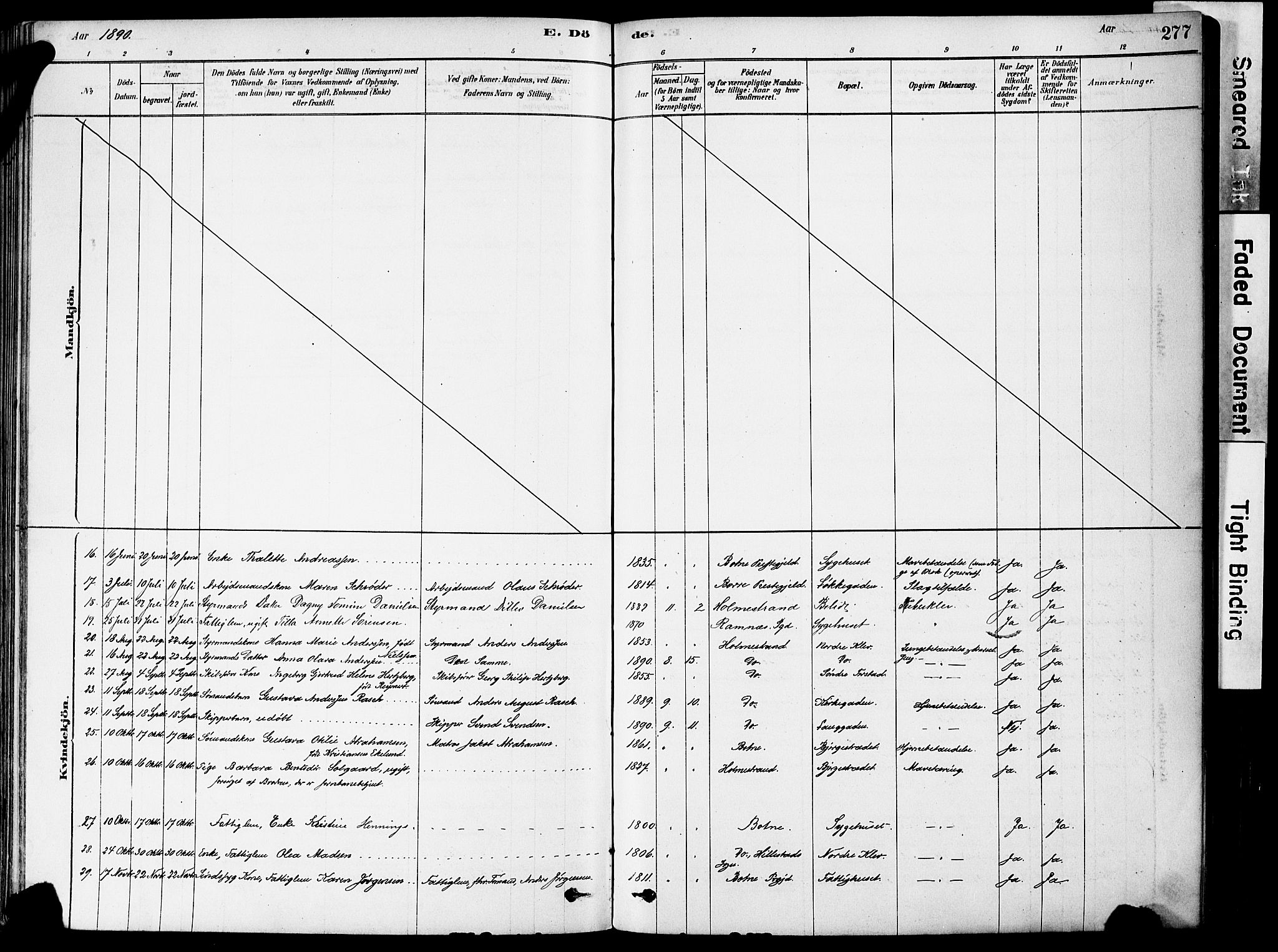 Holmestrand kirkebøker, AV/SAKO-A-346/F/Fa/L0004: Parish register (official) no. 4, 1880-1901, p. 277