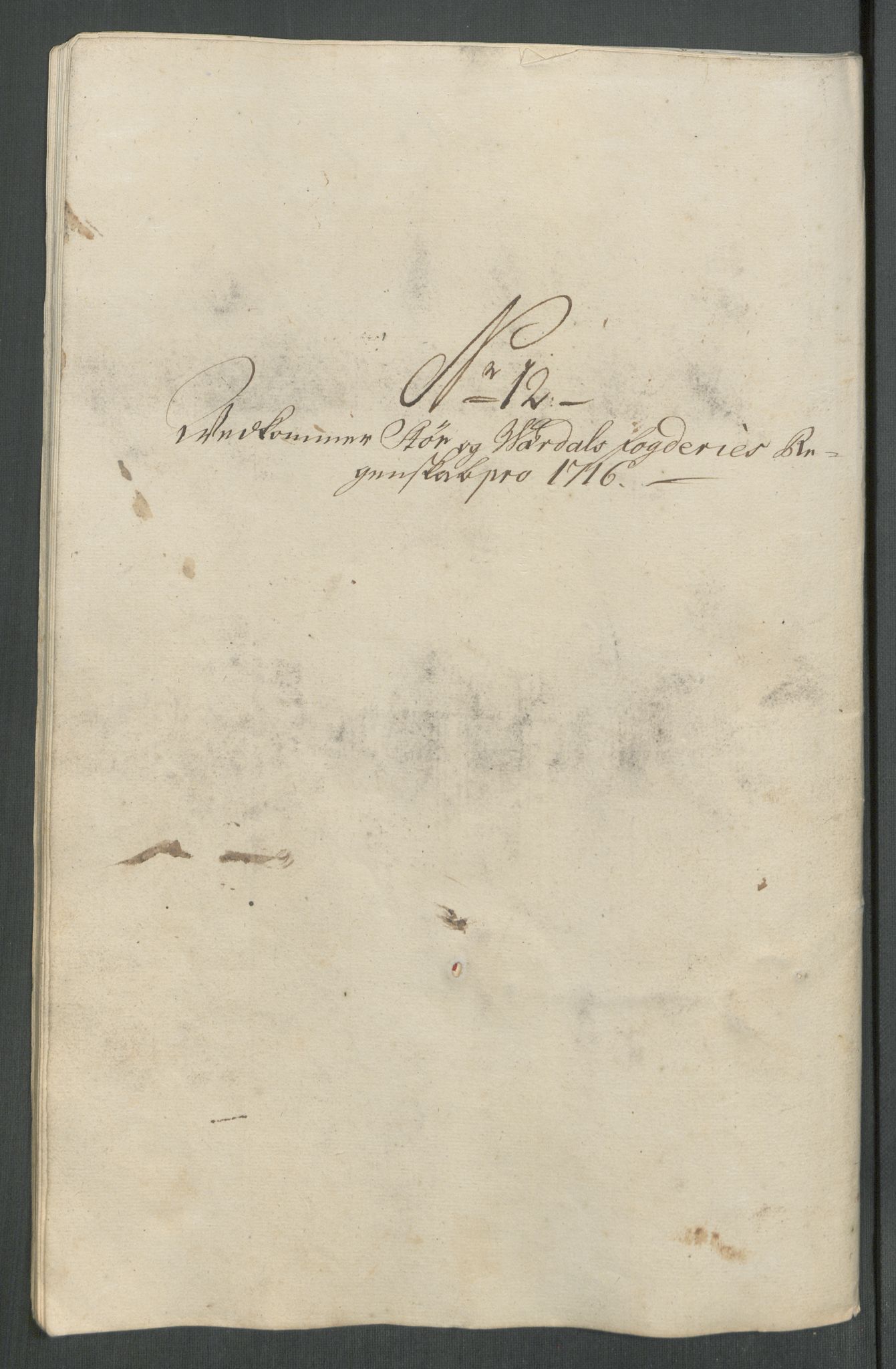 Rentekammeret inntil 1814, Reviderte regnskaper, Fogderegnskap, AV/RA-EA-4092/R62/L4206: Fogderegnskap Stjørdal og Verdal, 1716, p. 171