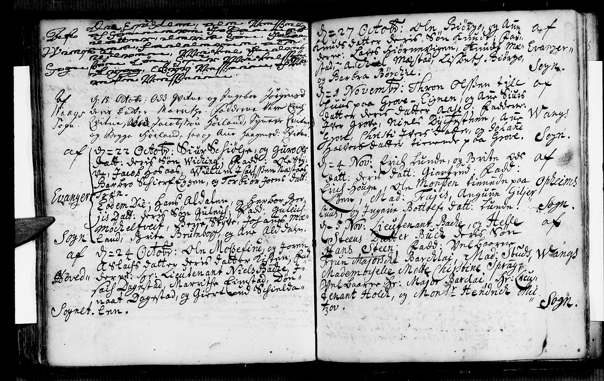 Voss sokneprestembete, SAB/A-79001/H/Haa: Parish register (official) no. A 1, 1711-1721