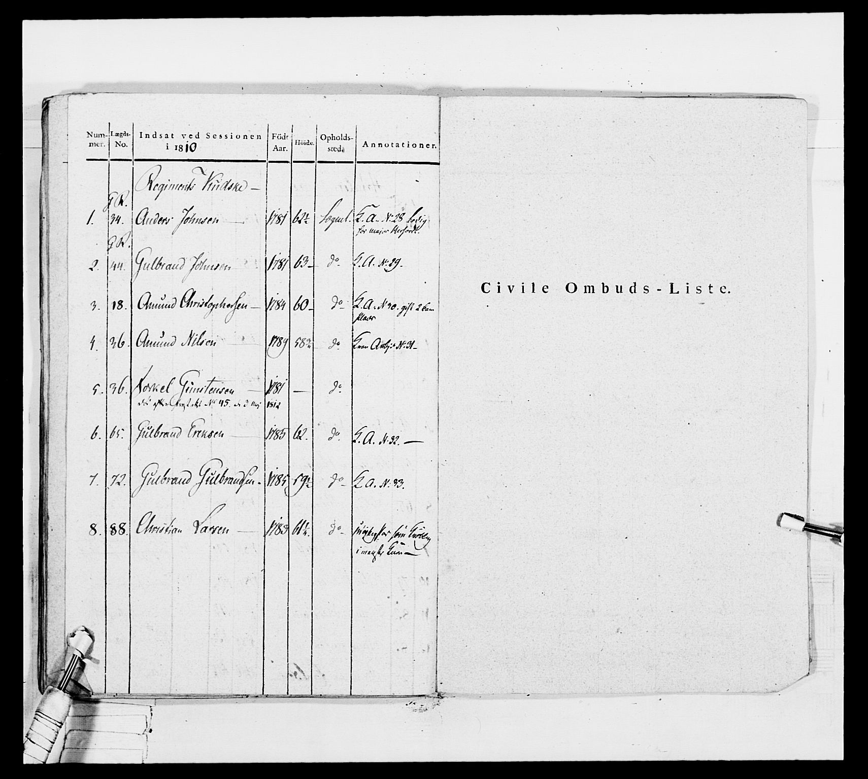 Generalitets- og kommissariatskollegiet, Det kongelige norske kommissariatskollegium, AV/RA-EA-5420/E/Eh/L0035: Nordafjelske gevorbne infanteriregiment, 1812-1813, p. 141