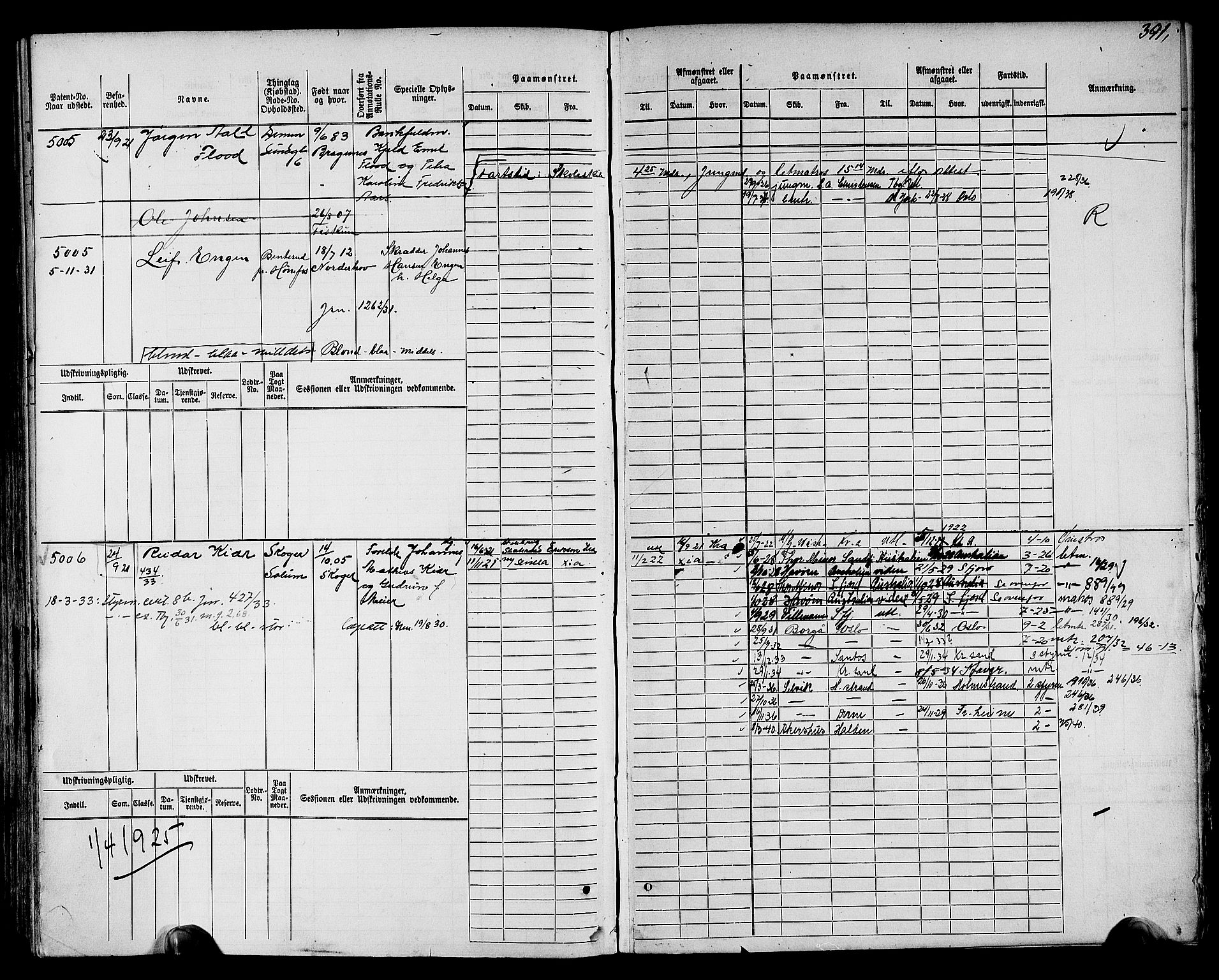 Drammen innrulleringsdistrikt, AV/SAKO-A-781/F/Fc/L0006: Hovedrulle, 1913, p. 243