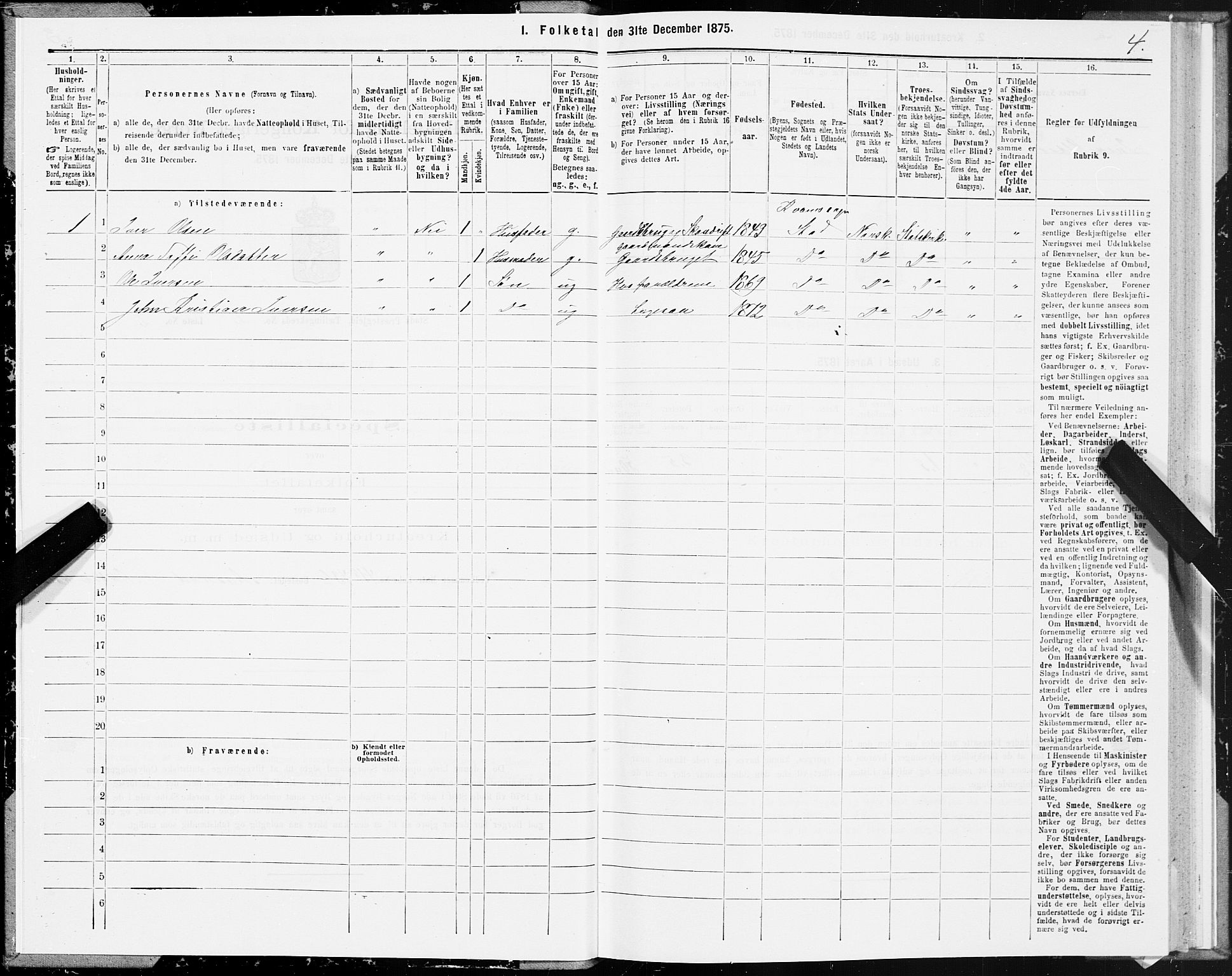 SAT, 1875 census for 1734P Stod, 1875, p. 2004
