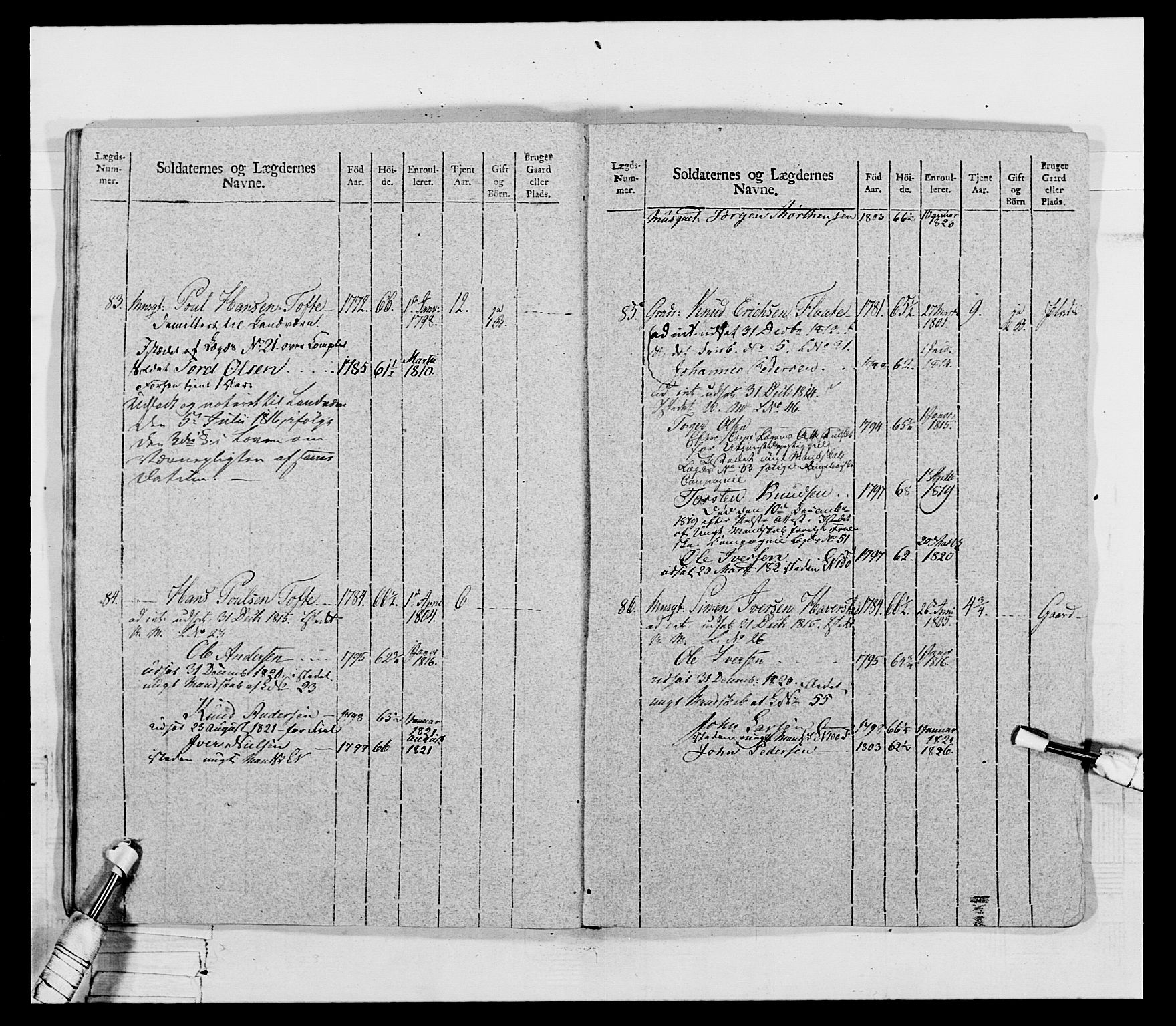 Generalitets- og kommissariatskollegiet, Det kongelige norske kommissariatskollegium, AV/RA-EA-5420/E/Eh/L0069: Opplandske gevorbne infanteriregiment, 1810-1818, p. 131