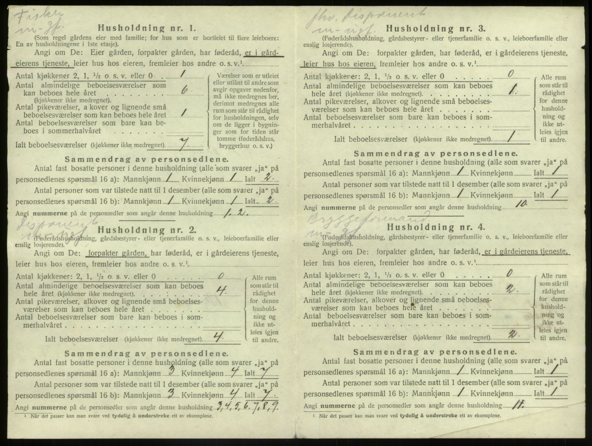 SAB, 1920 census for Sør-Vågsøy, 1920, p. 94