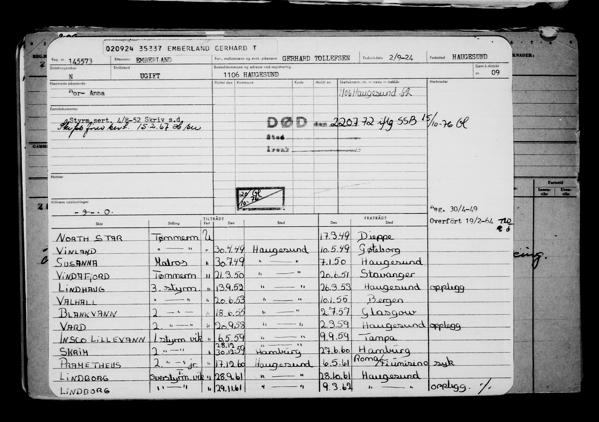 Direktoratet for sjømenn, AV/RA-S-3545/G/Gb/L0235: Hovedkort, 1924, p. 505