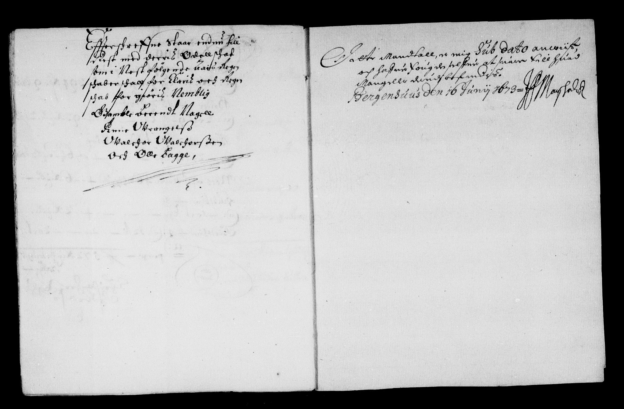 Rentekammeret inntil 1814, Reviderte regnskaper, Stiftamtstueregnskaper, Bergen stiftamt, AV/RA-EA-6043/R/Rc/L0035: Bergen stiftamt, 1672