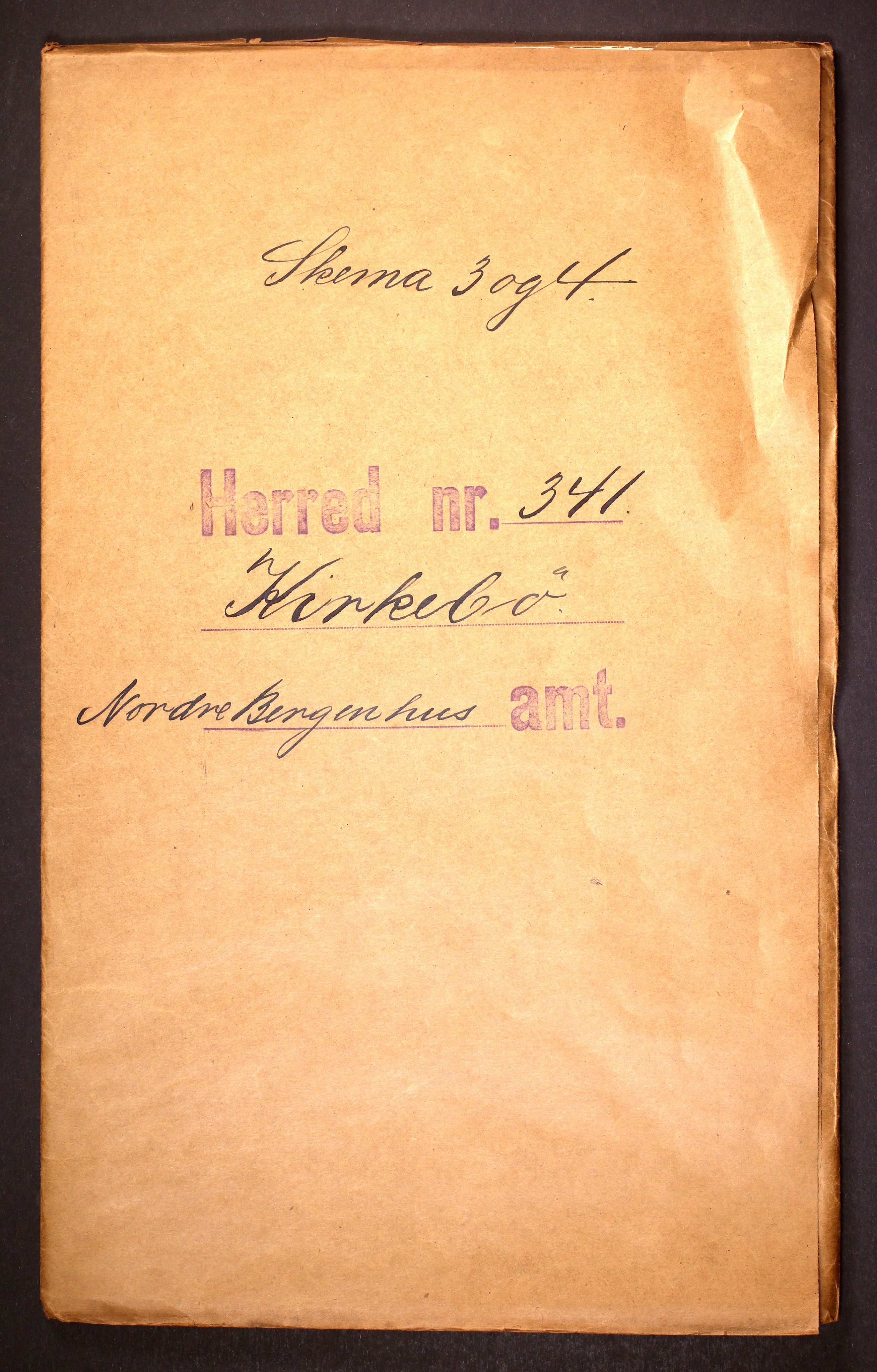 RA, 1910 census for Kyrkjebø, 1910, p. 1