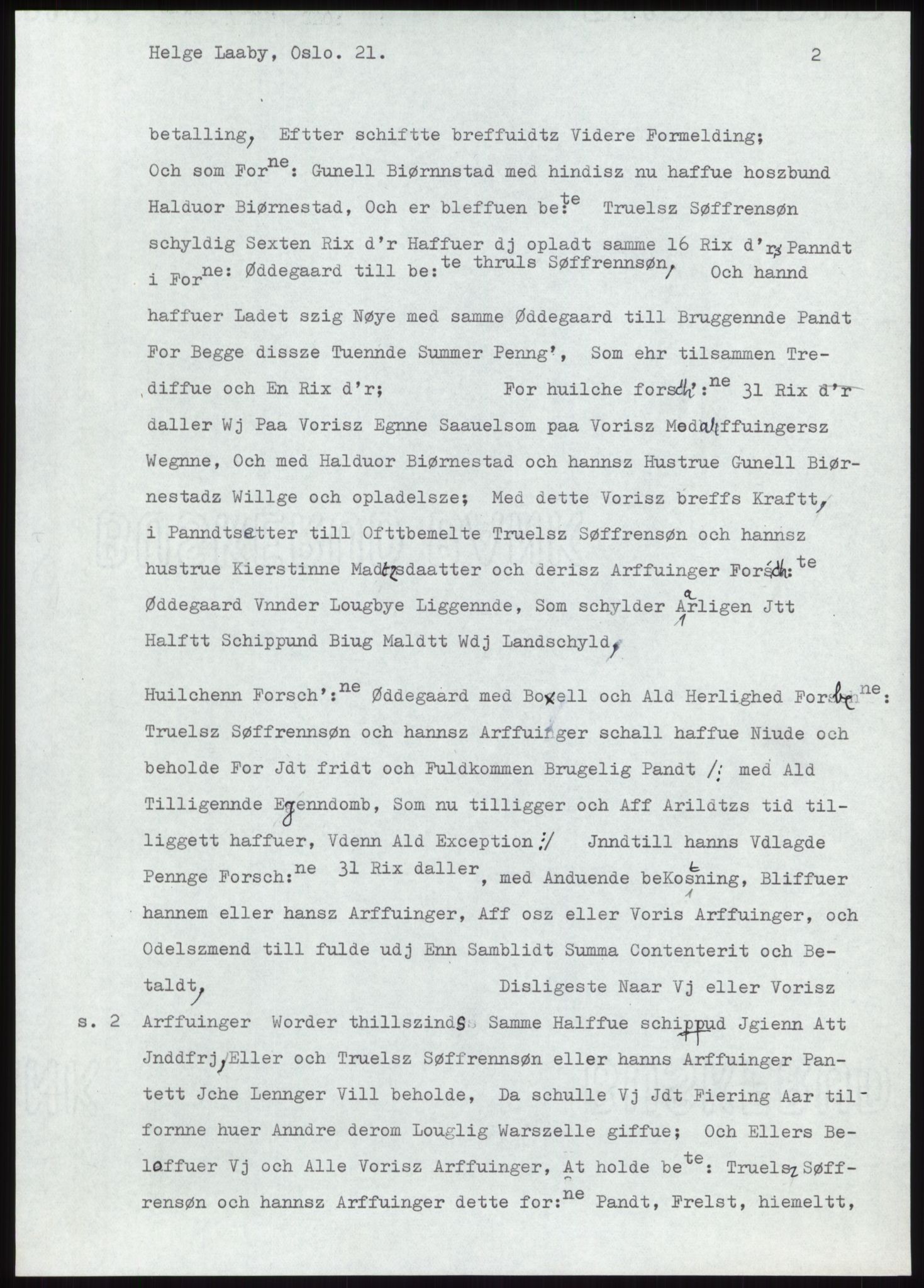 Samlinger til kildeutgivelse, Diplomavskriftsamlingen, AV/RA-EA-4053/H/Ha, p. 552