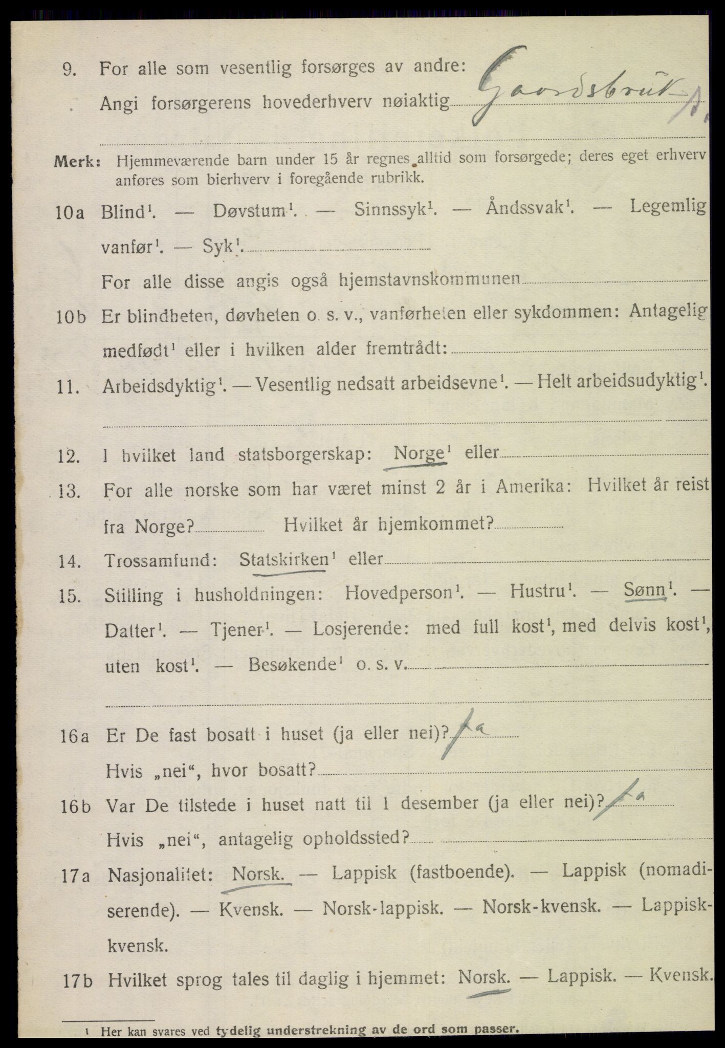 SAT, 1920 census for Bindal, 1920, p. 4894