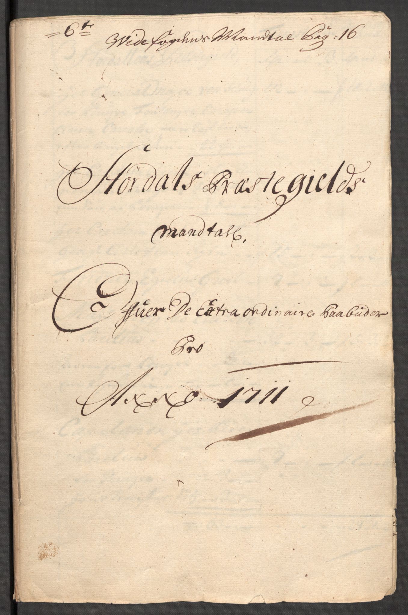 Rentekammeret inntil 1814, Reviderte regnskaper, Fogderegnskap, AV/RA-EA-4092/R62/L4201: Fogderegnskap Stjørdal og Verdal, 1711, p. 462