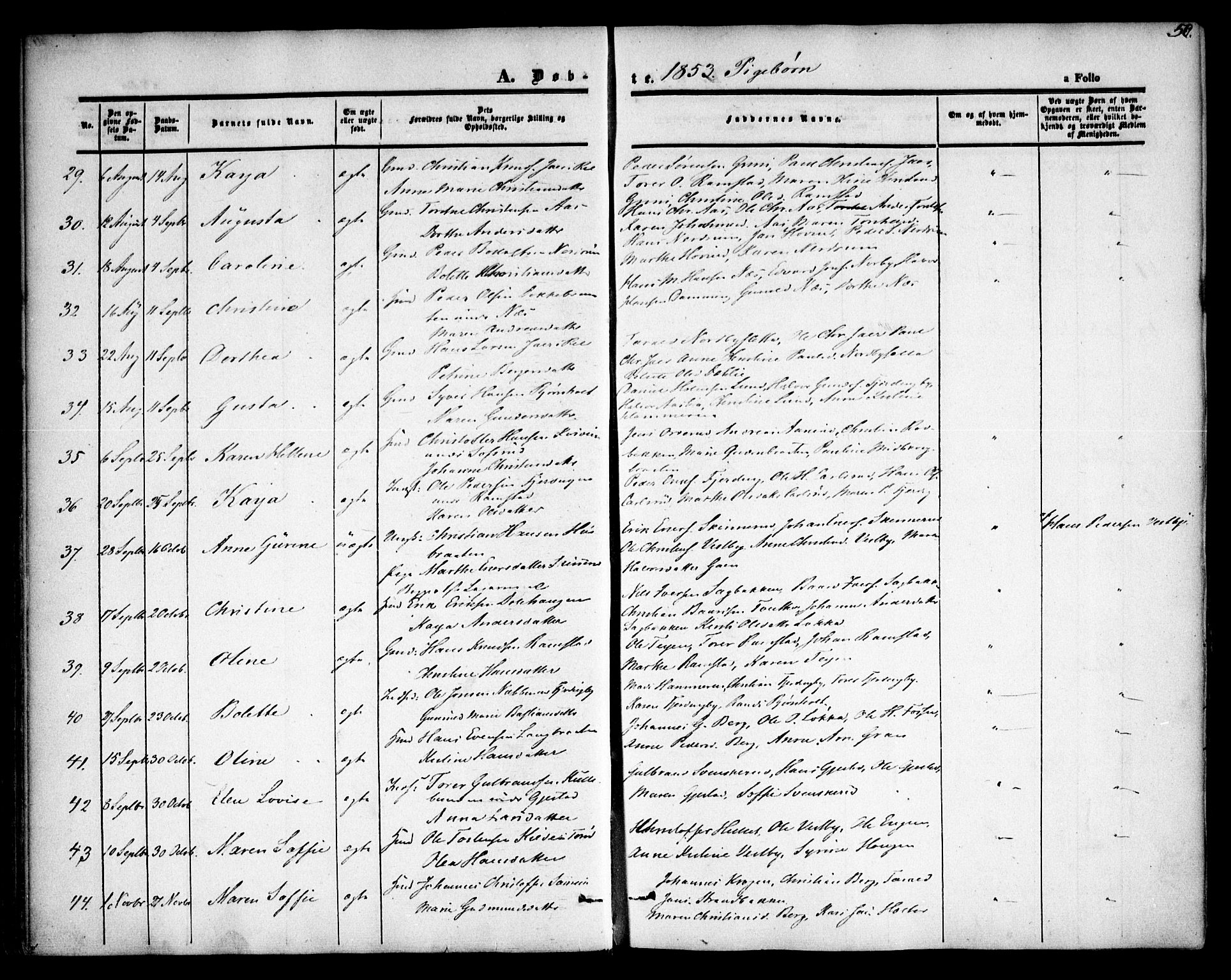 Fet prestekontor Kirkebøker, AV/SAO-A-10370a/F/Fa/L0010: Parish register (official) no. I 10, 1847-1859, p. 50