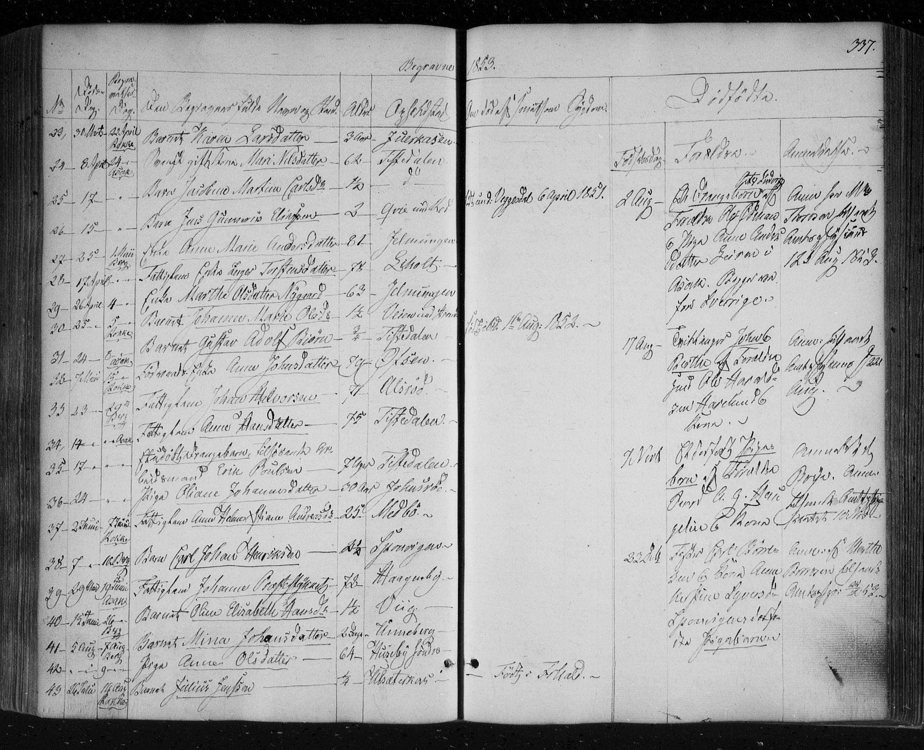 Berg prestekontor Kirkebøker, AV/SAO-A-10902/F/Fa/L0004: Parish register (official) no. I 4, 1843-1860, p. 337