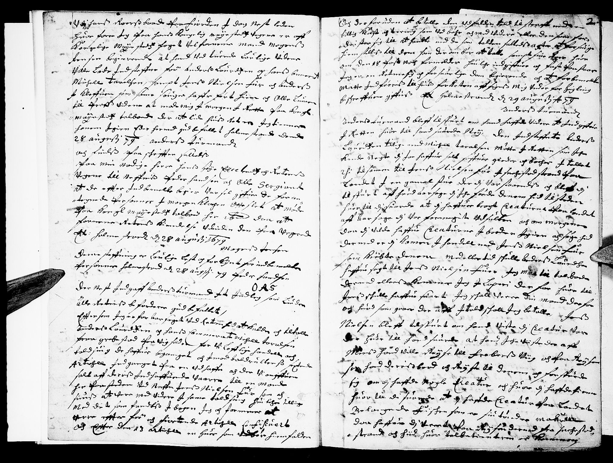 Jarlsberg-sorenskriveriene, AV/SAKO-A-79/F/Fa/L0020: Tingbok, 1679-1682, p. 2