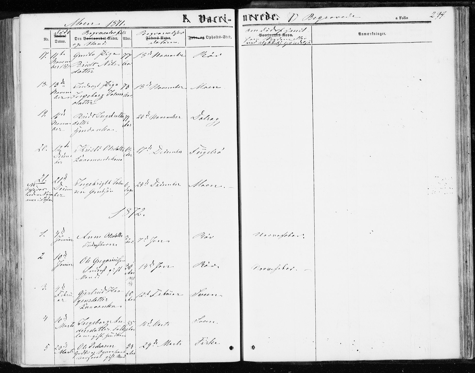 Ministerialprotokoller, klokkerbøker og fødselsregistre - Møre og Romsdal, SAT/A-1454/595/L1045: Parish register (official) no. 595A07, 1863-1873, p. 294