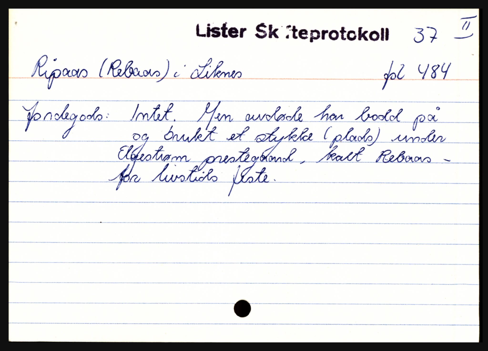 Lister sorenskriveri, AV/SAK-1221-0003/H, p. 29561