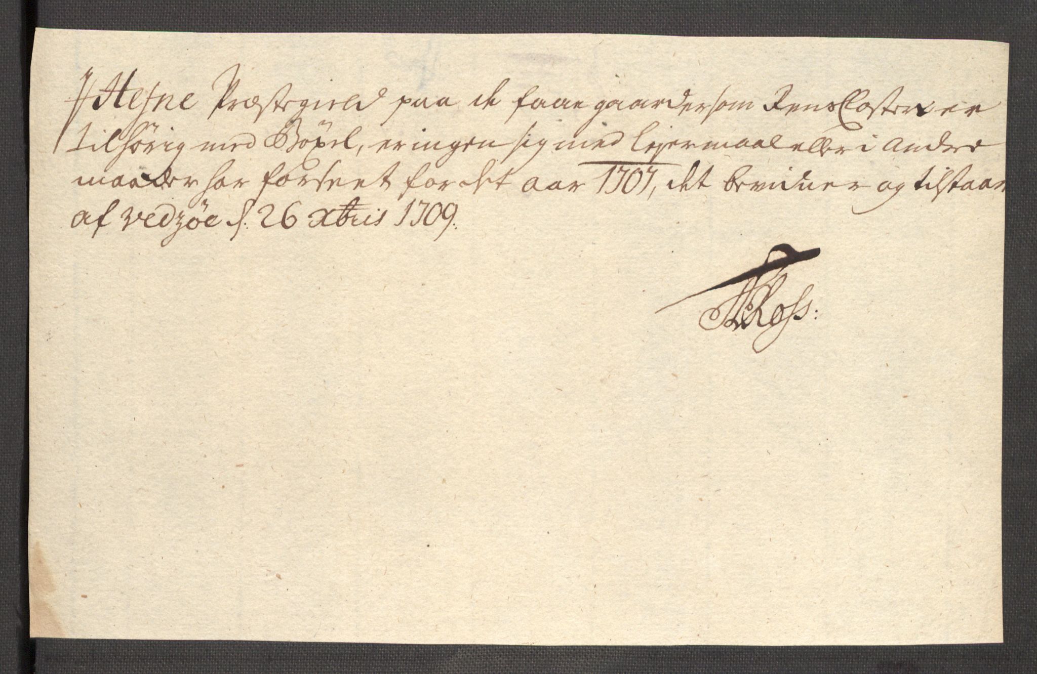 Rentekammeret inntil 1814, Reviderte regnskaper, Fogderegnskap, AV/RA-EA-4092/R57/L3857: Fogderegnskap Fosen, 1706-1707, p. 471