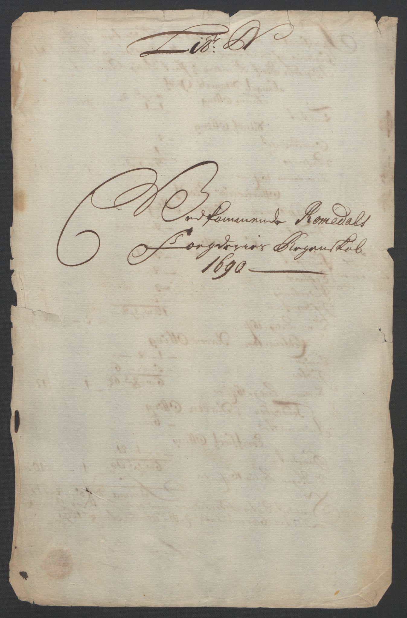 Rentekammeret inntil 1814, Reviderte regnskaper, Fogderegnskap, RA/EA-4092/R55/L3649: Fogderegnskap Romsdal, 1690-1691, p. 152