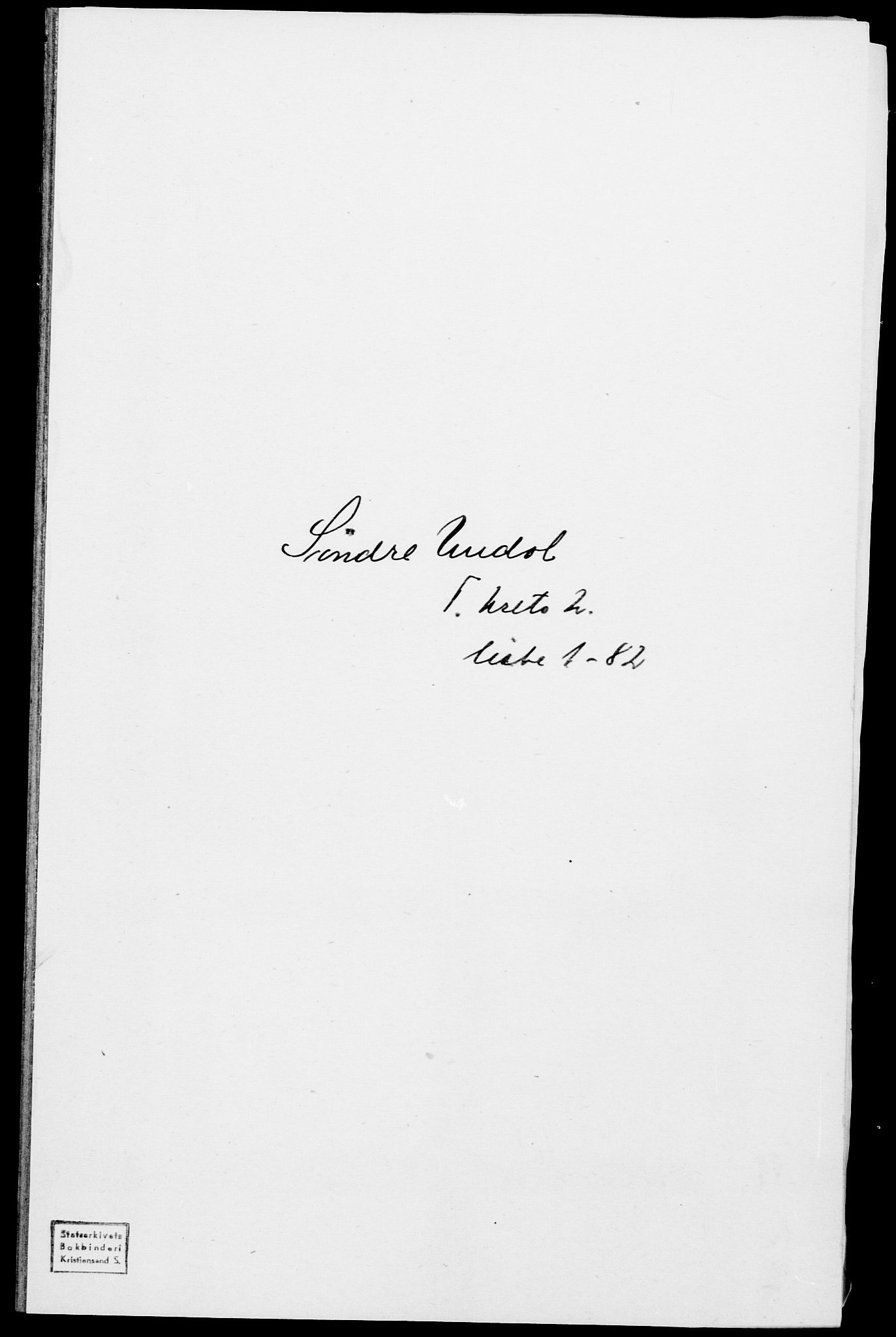 SAK, 1875 census for 1029P Sør-Audnedal, 1875, p. 198
