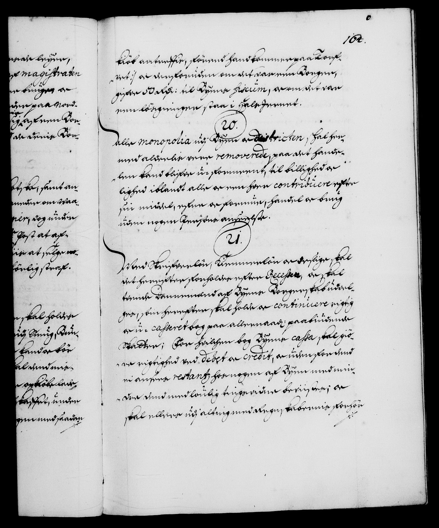 Danske Kanselli 1572-1799, AV/RA-EA-3023/F/Fc/Fca/Fcaa/L0013: Norske registre (mikrofilm), 1681-1684, p. 164a