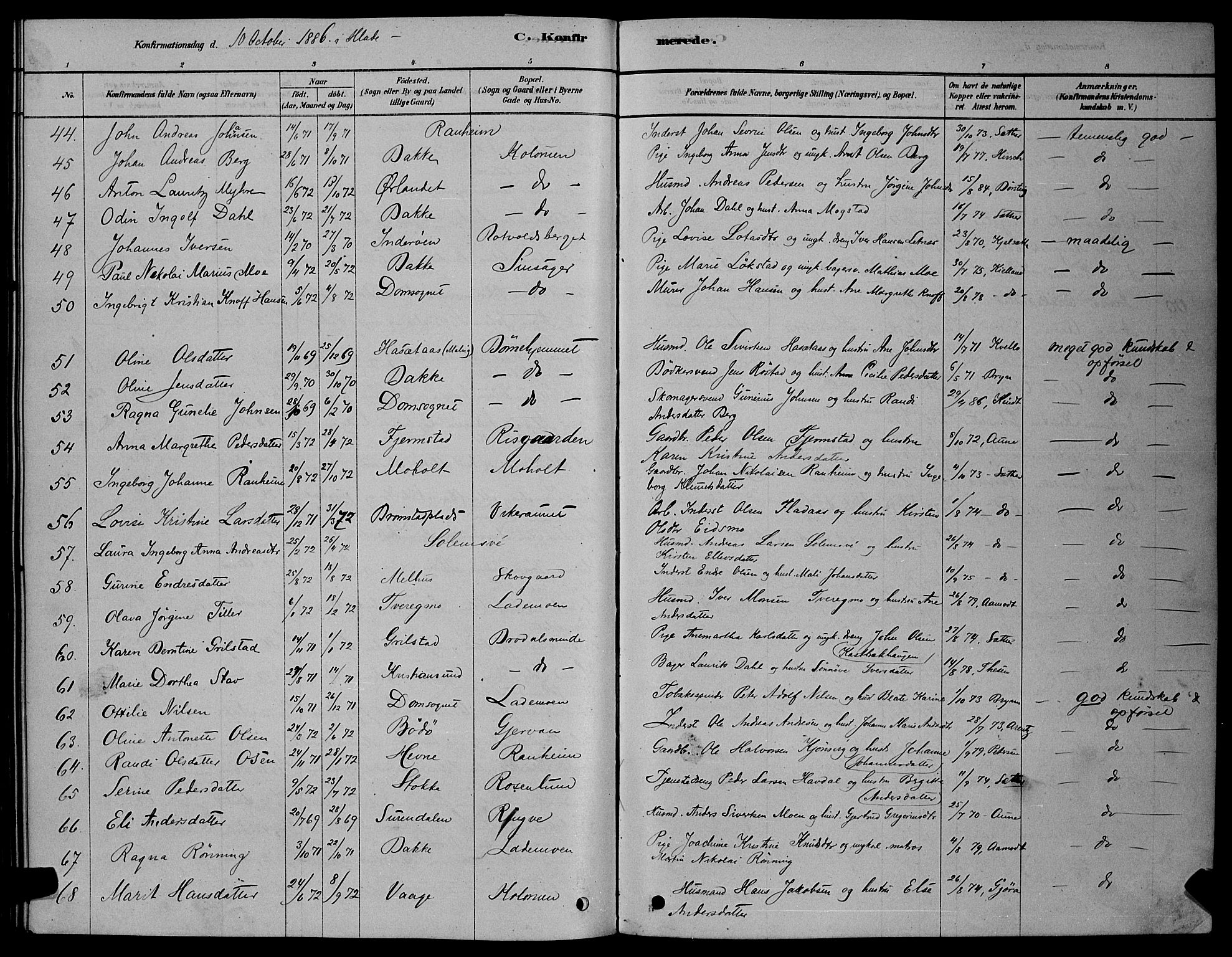 Ministerialprotokoller, klokkerbøker og fødselsregistre - Sør-Trøndelag, AV/SAT-A-1456/606/L0312: Parish register (copy) no. 606C08, 1878-1894