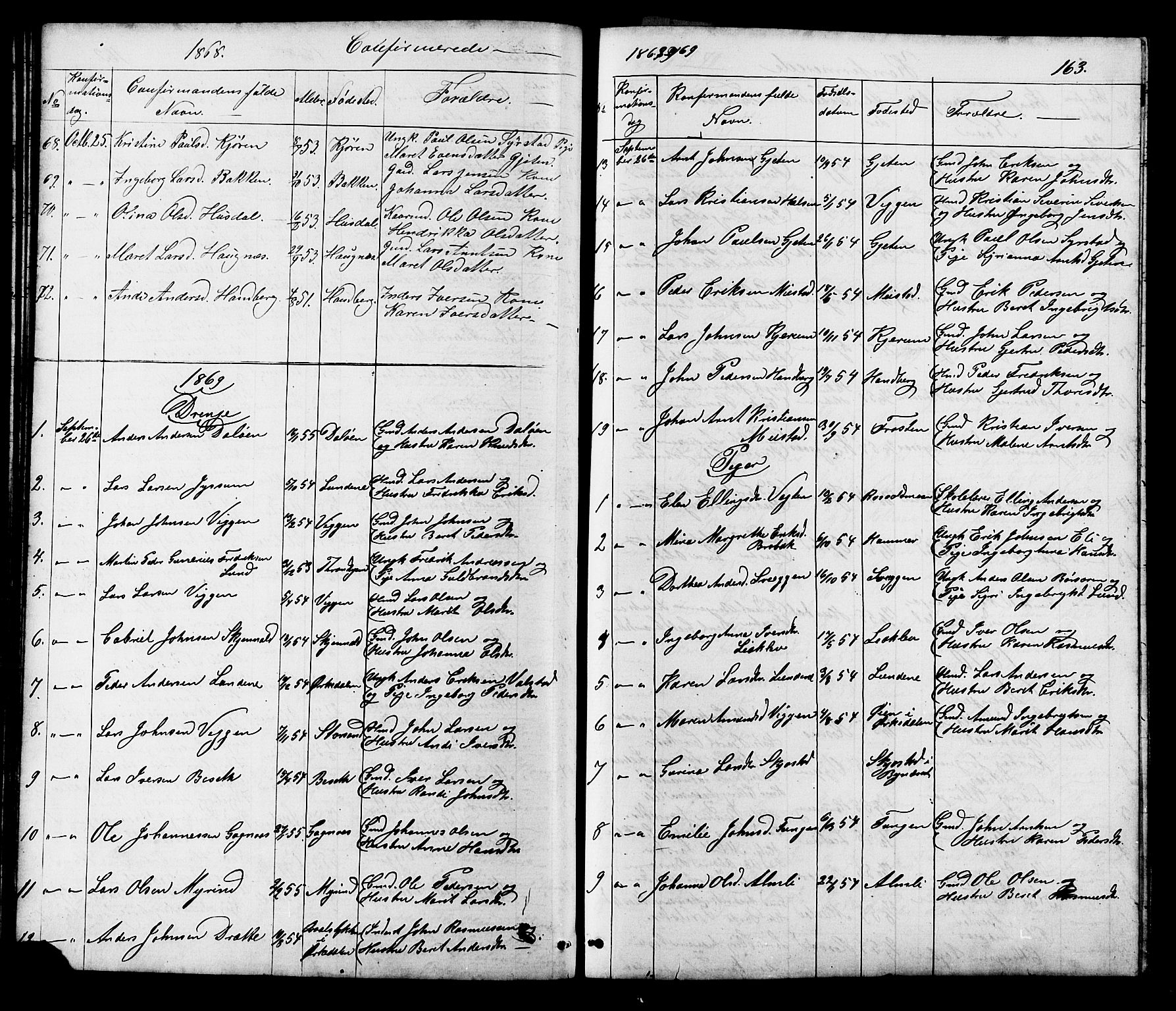Ministerialprotokoller, klokkerbøker og fødselsregistre - Sør-Trøndelag, AV/SAT-A-1456/665/L0777: Parish register (copy) no. 665C02, 1867-1915, p. 163