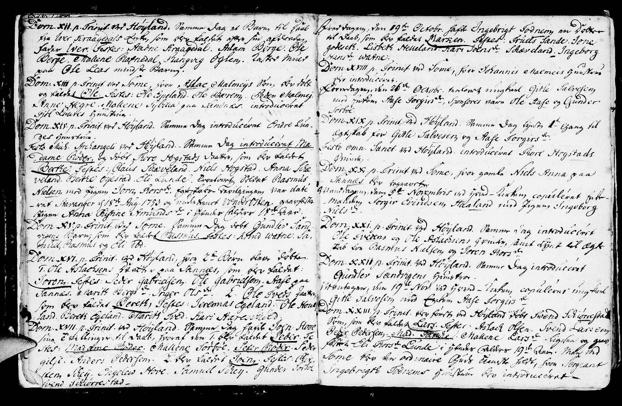 Høyland sokneprestkontor, AV/SAST-A-101799/001/30BA/L0003: Parish register (official) no. A 3, 1753-1783